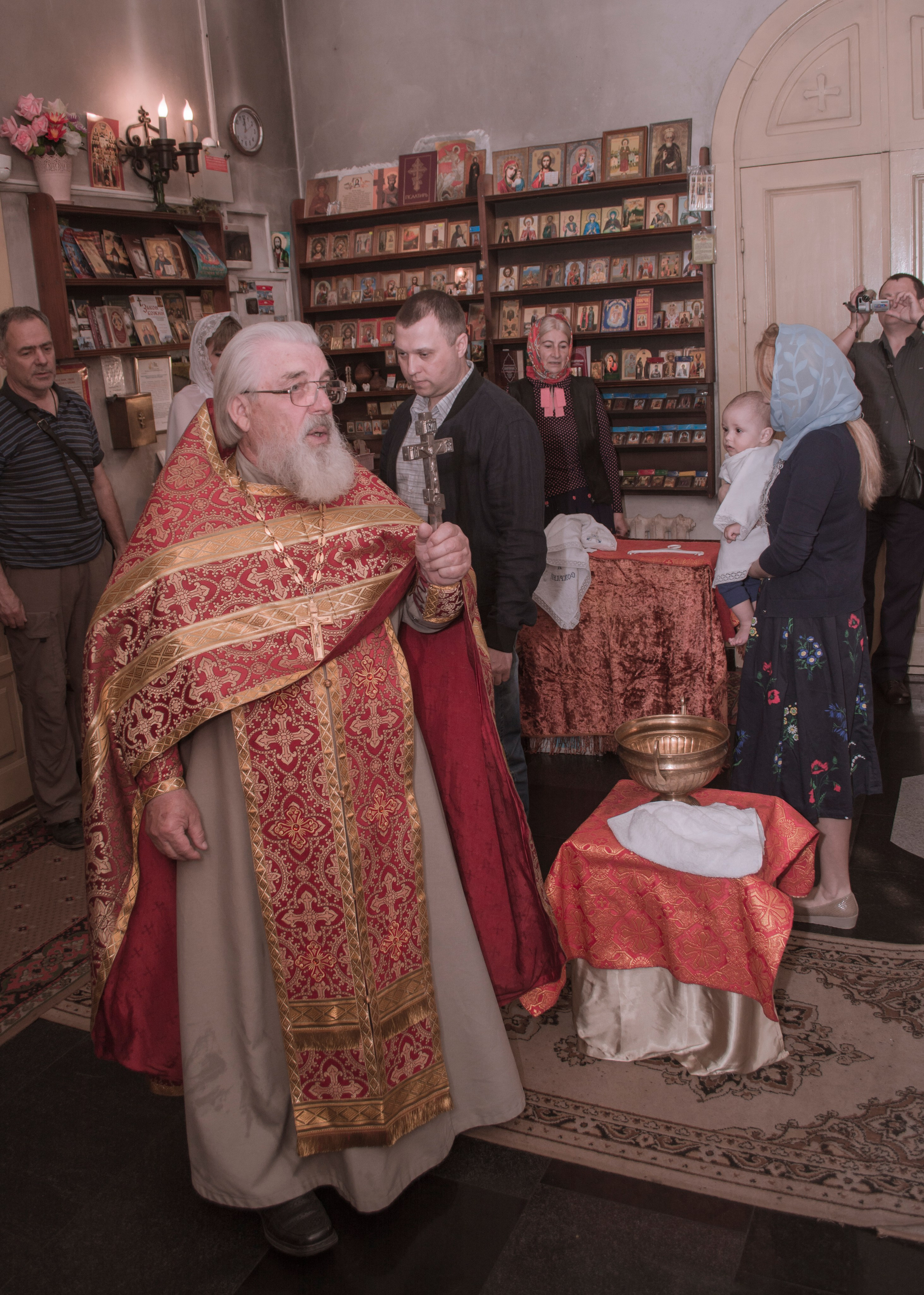 Крещение Никиты в храме Михаила Тверского г. Тверь. Фотограф Евгений Егоров