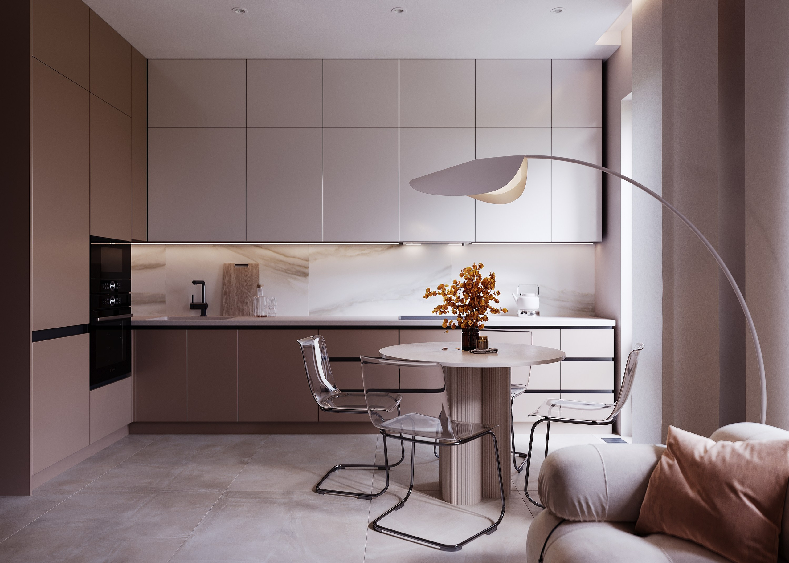 Павелецкая. 3D визуализация интерьера