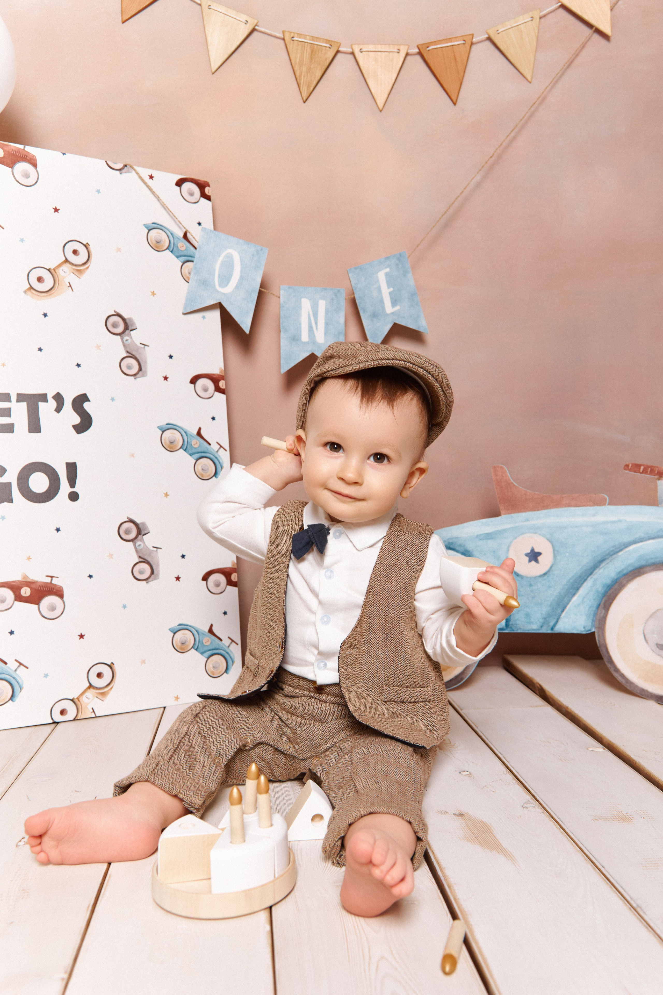 Фотосъёмка первого годика. Фотограф Беременности и Новорождённых в Кемерово