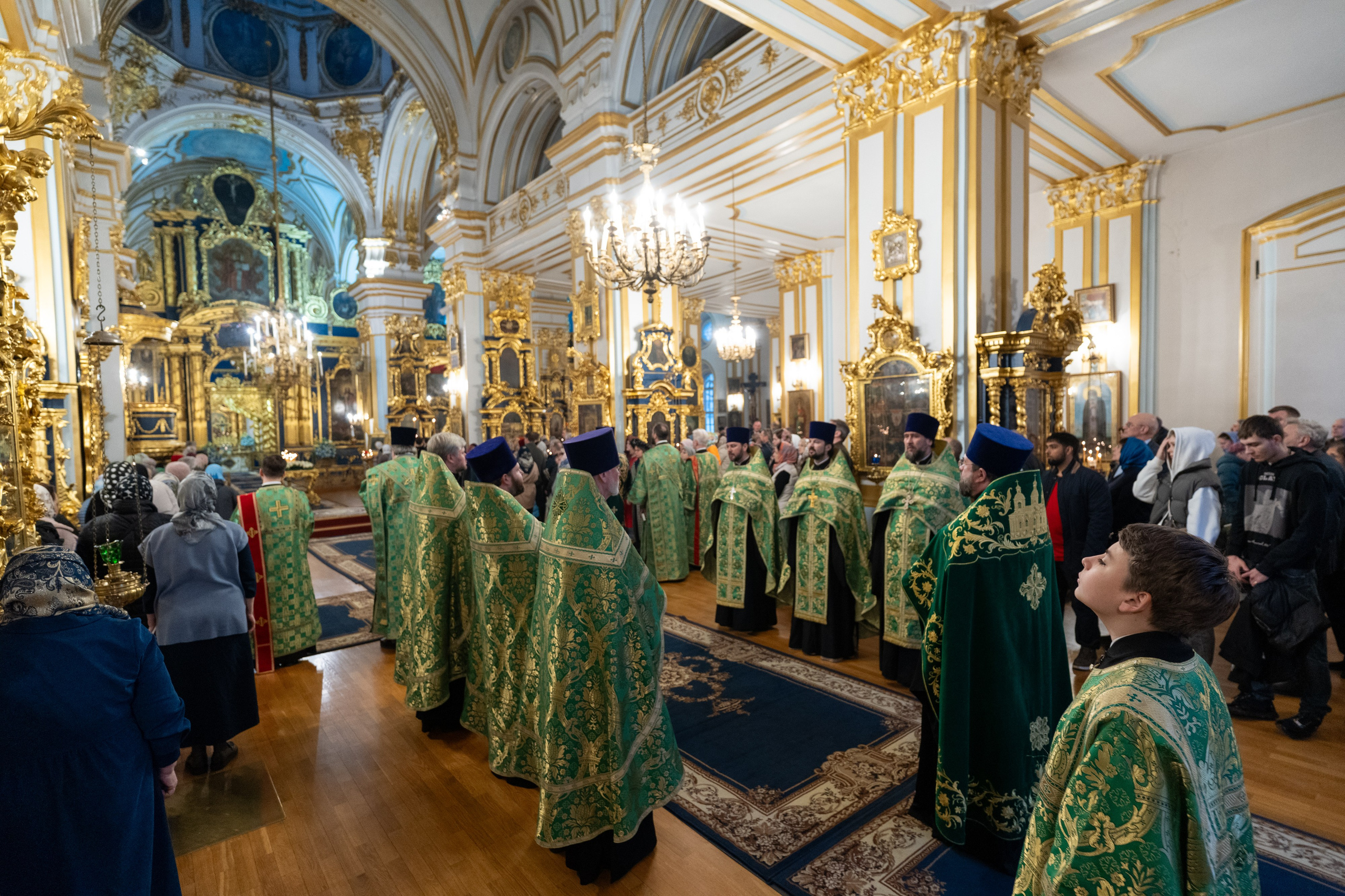 Суббота 6-й седмицы, ваий. Лазарева суббота. Воскрешение прав. Лазаря. НИКОЛО-БОГОЯВЛЕНСКИЙ МОРСКОЙ СОБОР