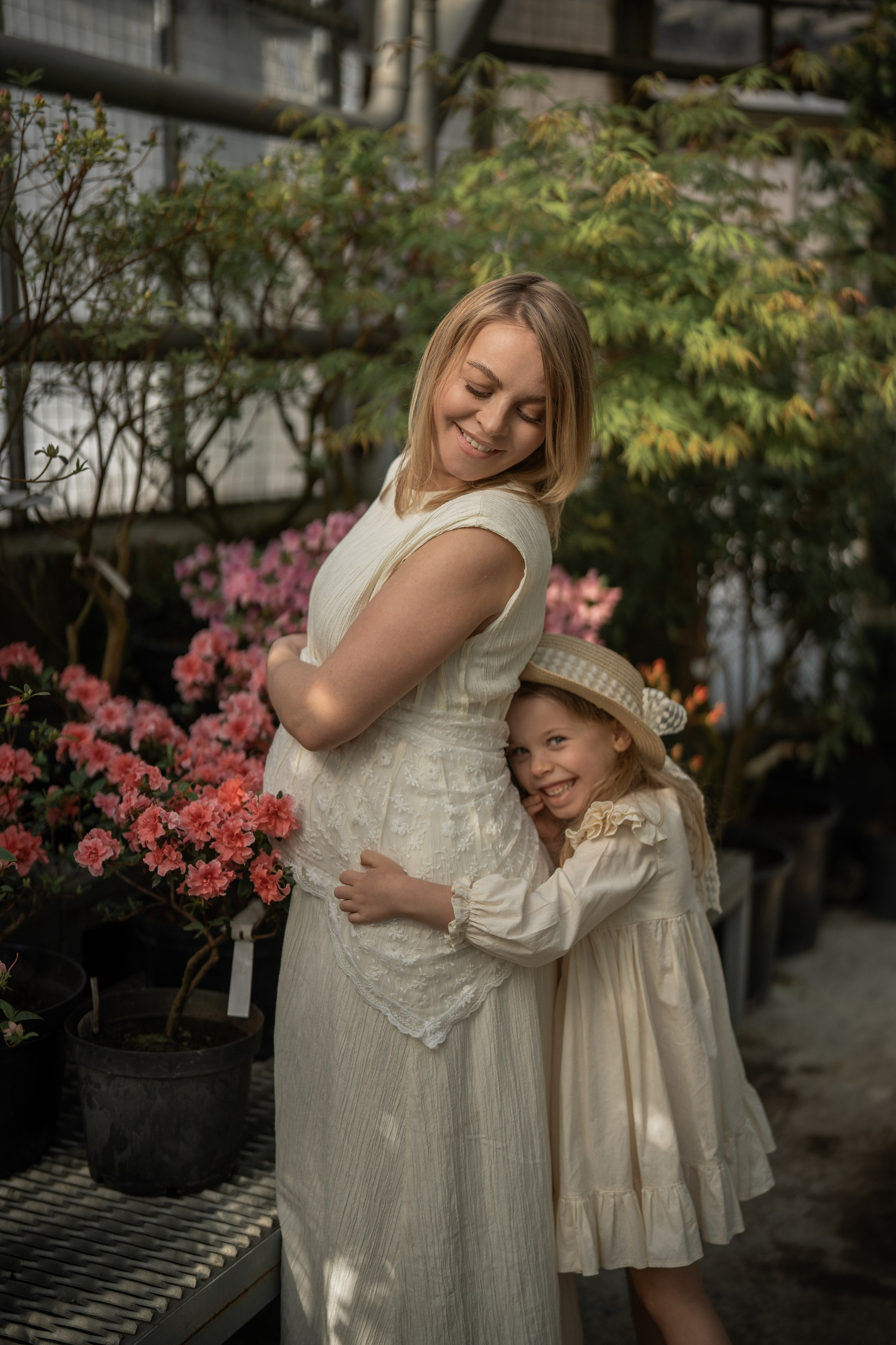 Василек с мамой. Фондовая оранжерея. Семейный и детский фотограф в Сергиев Посаде, Хотьково Якимчук Любовь
