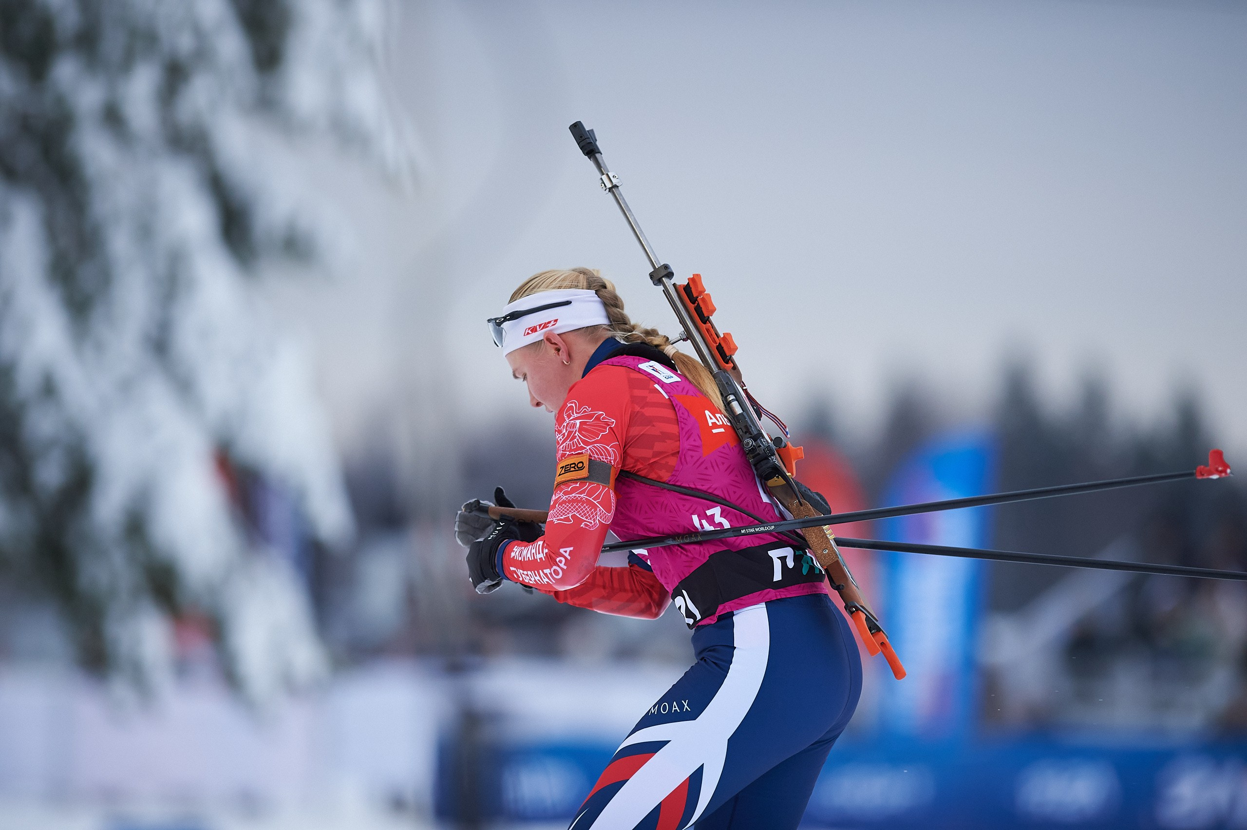 Биатлон. Чемпионат России — 2024/2025, 3-й этап, Ижевск. Ижевская винтовка. Спортивный репортажный фотограф в Ижевске Сергей Мерзляков