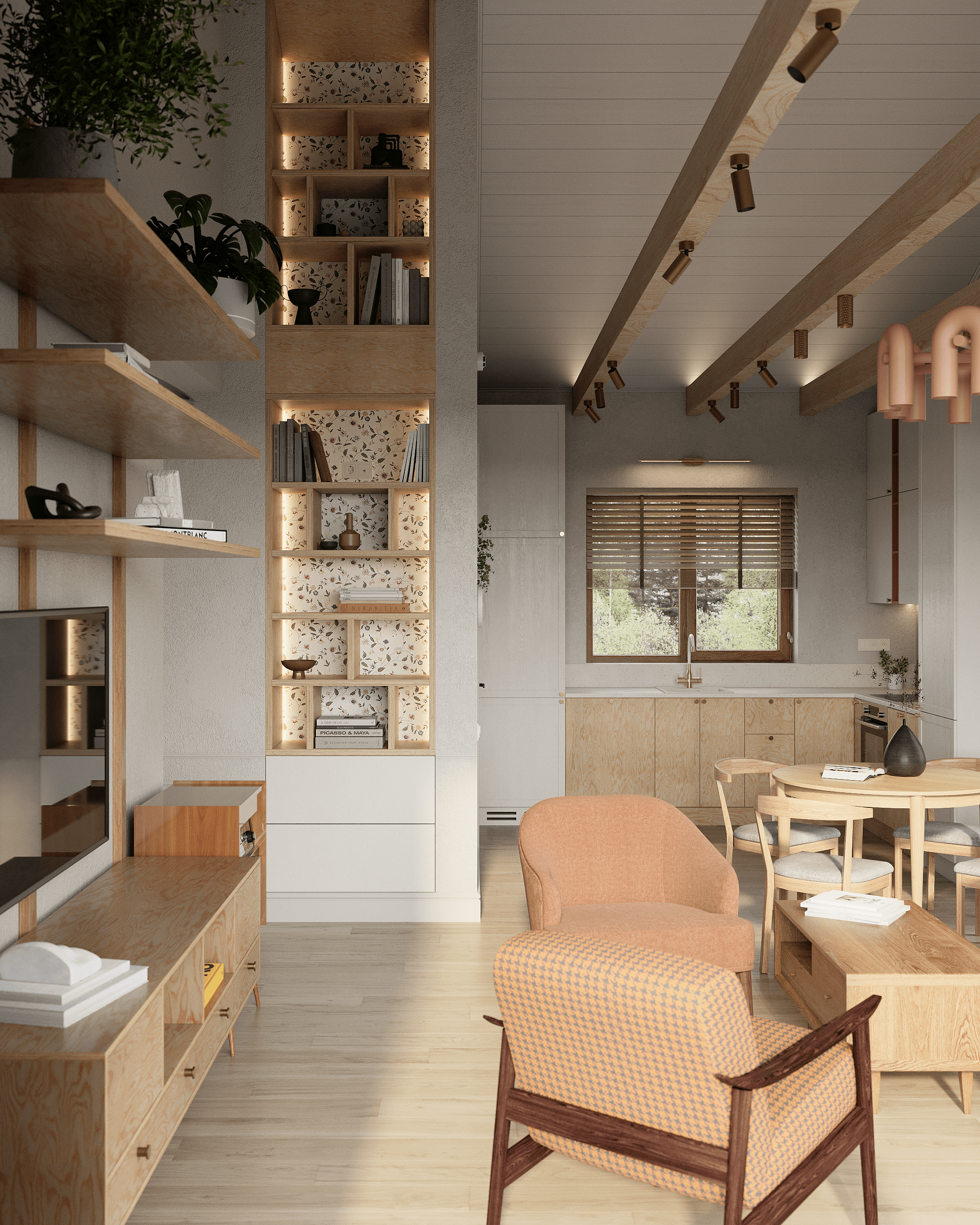 MID-CENTURY HOME. Бастракова Валерия — дизайнер интерьера с архитектурным образованием