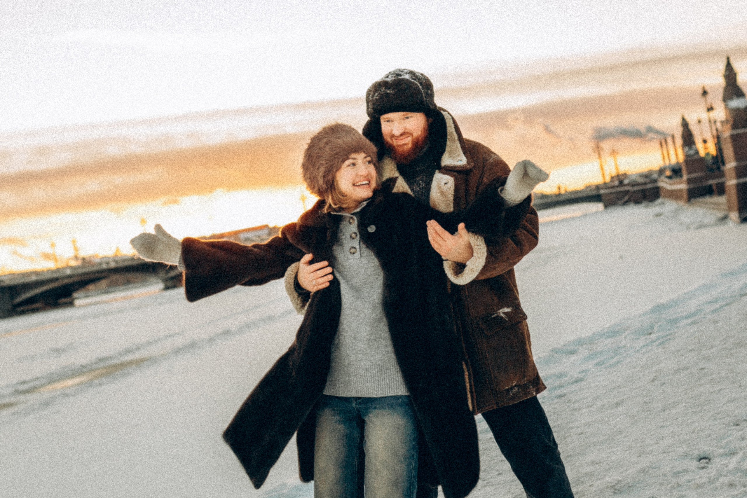 LoveStory зимняя. Фотограф Санкт-Петербург Князева Елизавета
