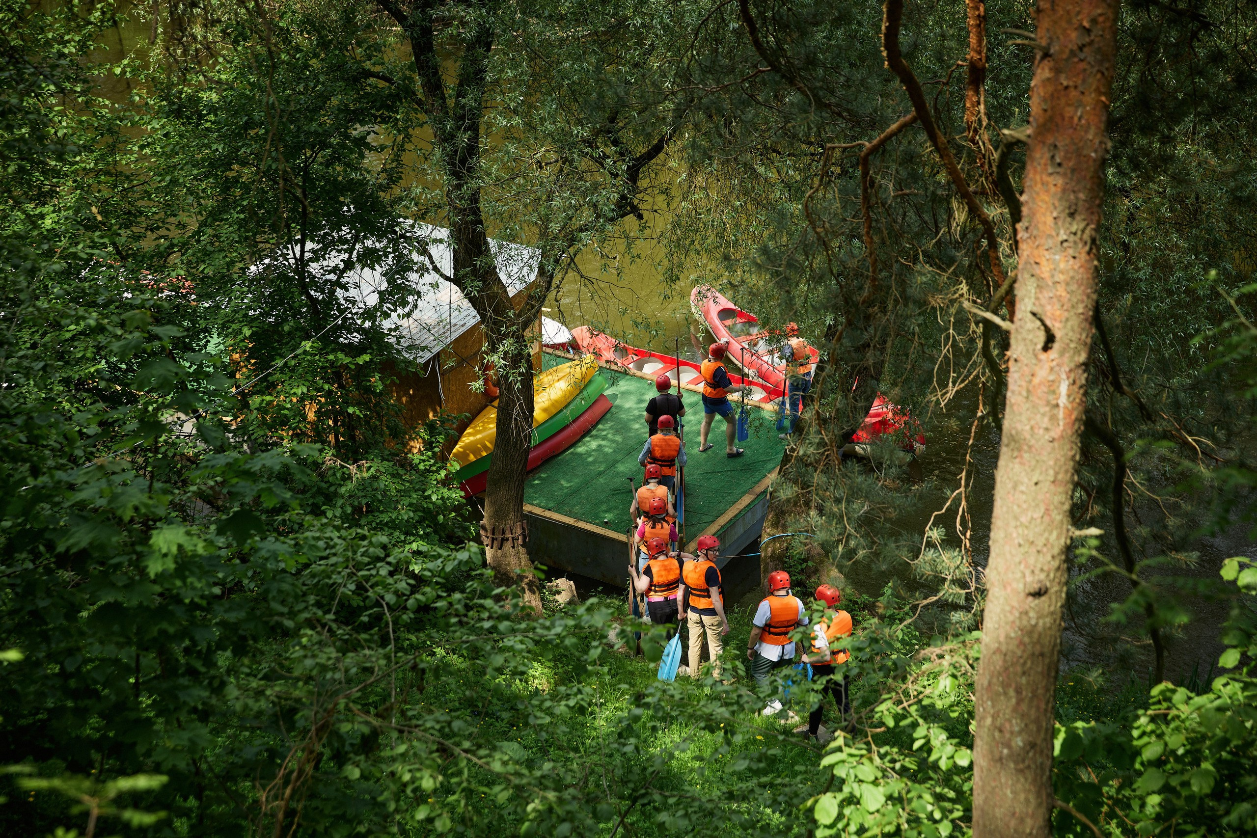 Тимбилдинг на Оке