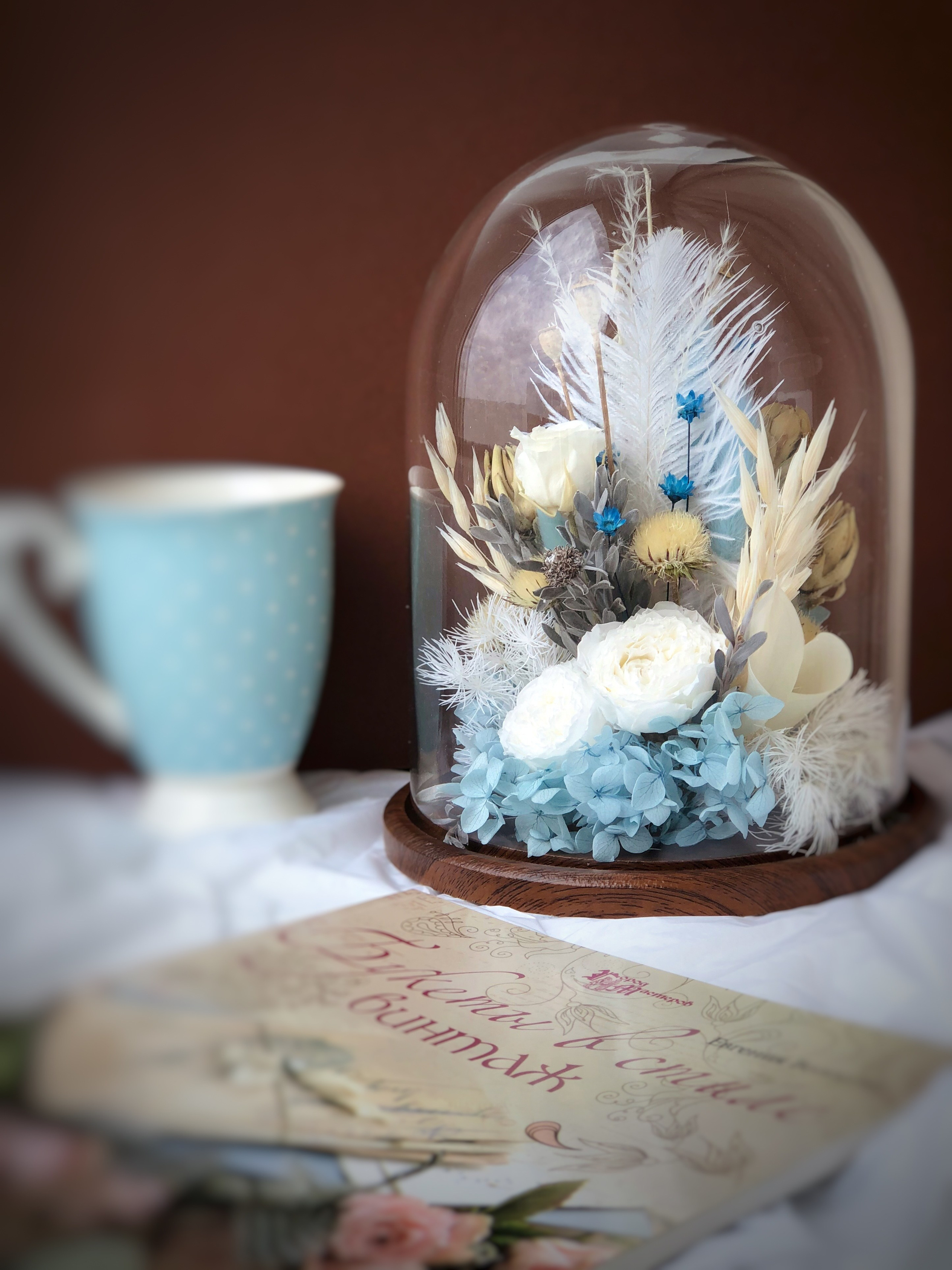 Примеры работ. Стабилизированные цветы Букеты Москва