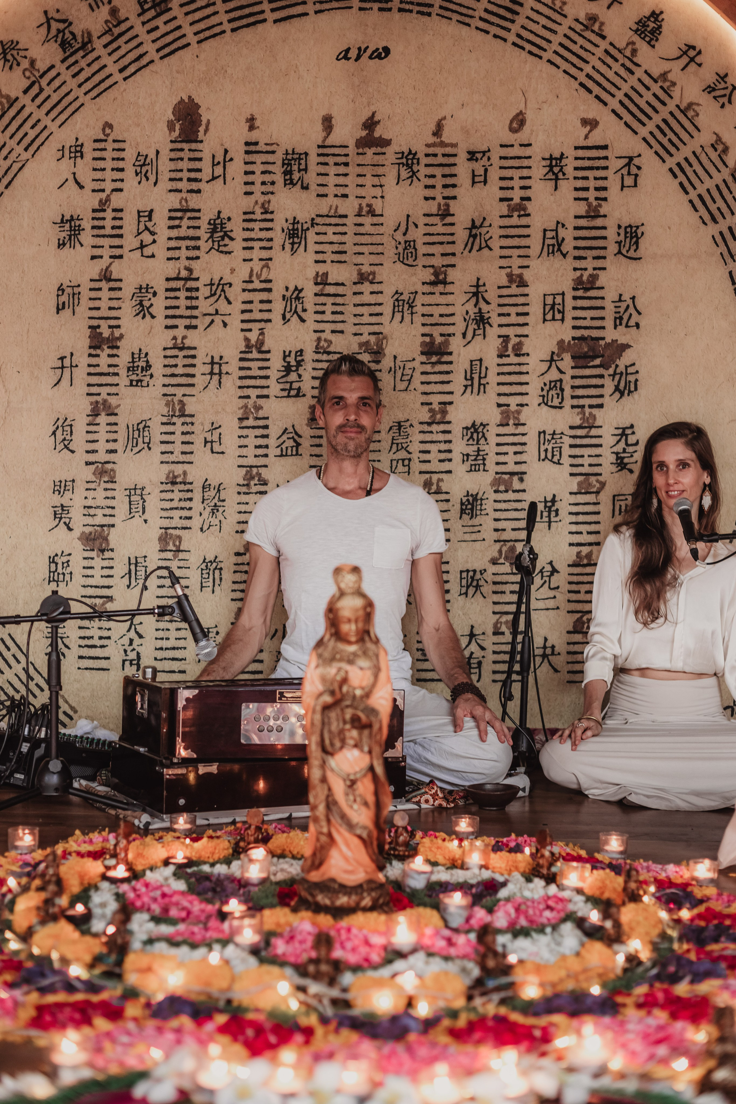 Navaratri w Bhakti Bliss at Dragon tea temple. Мариам Багдасарян