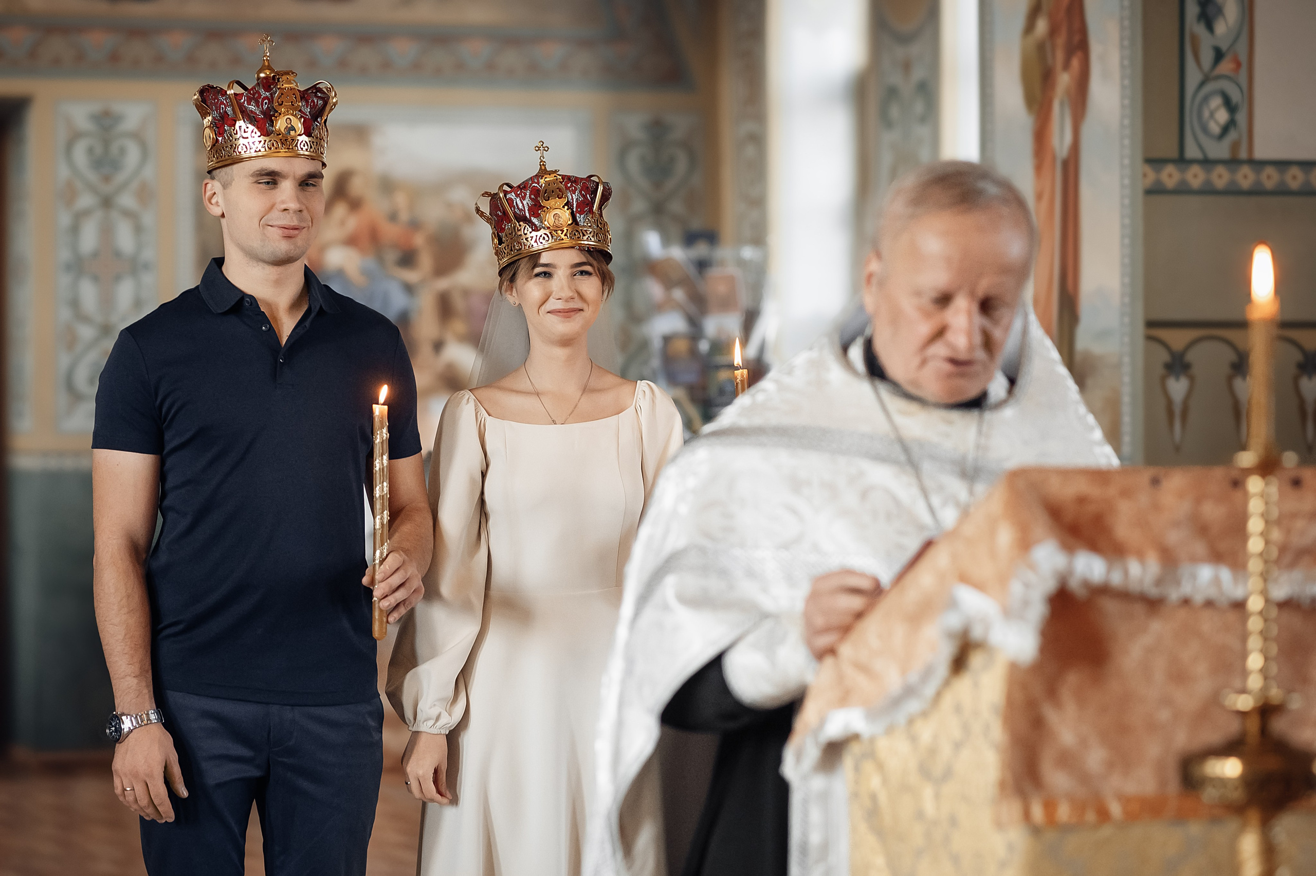 Венчание в храме Иоанна Богослова. Церковный фотограф на Таинство Крещения и Венчания в Оренбурге и Оренбургской области Екатерина Белкина