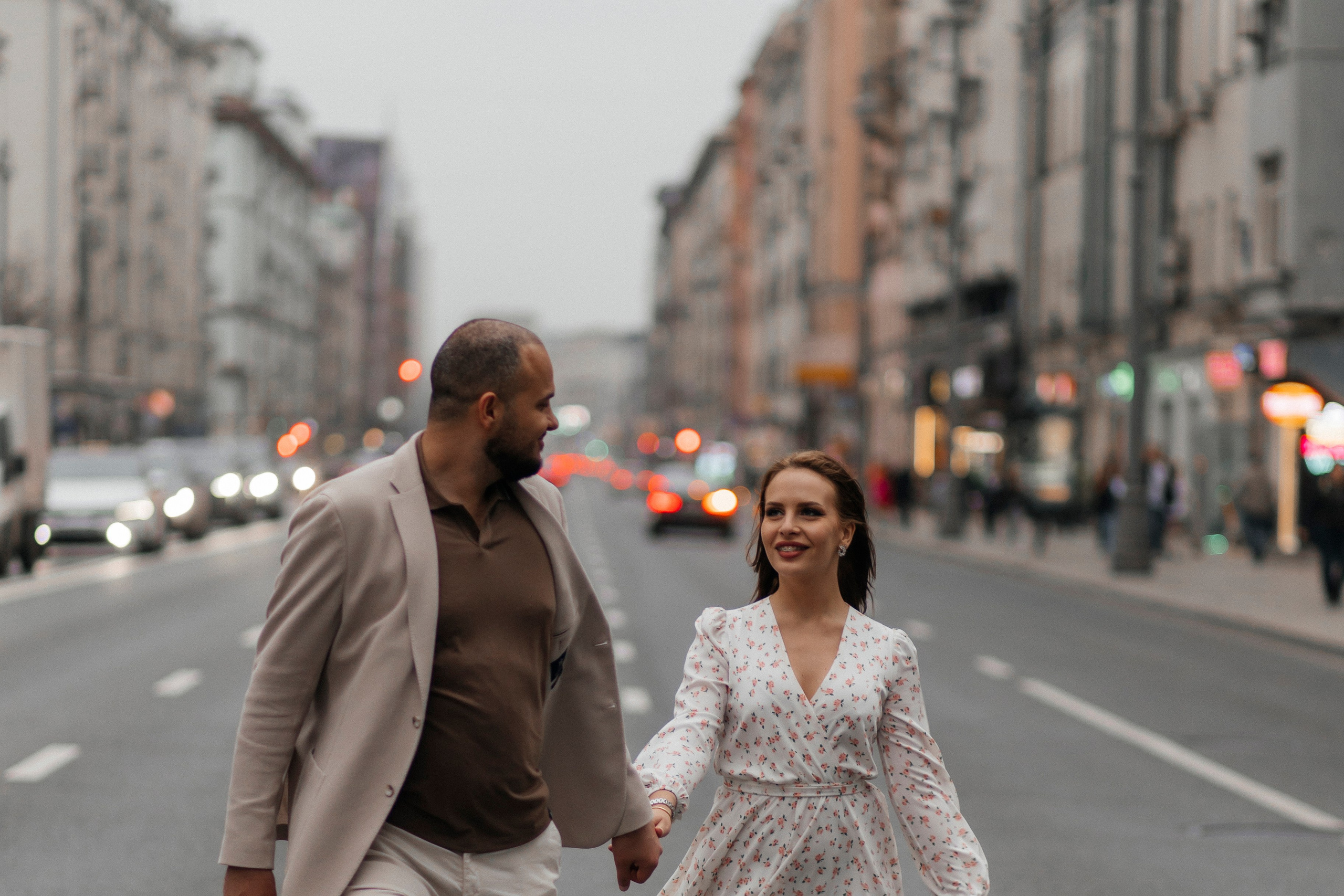 Анастасия и Мостафа (библиотека + прогулка). Фотограф в Москве Екатерина Потапова