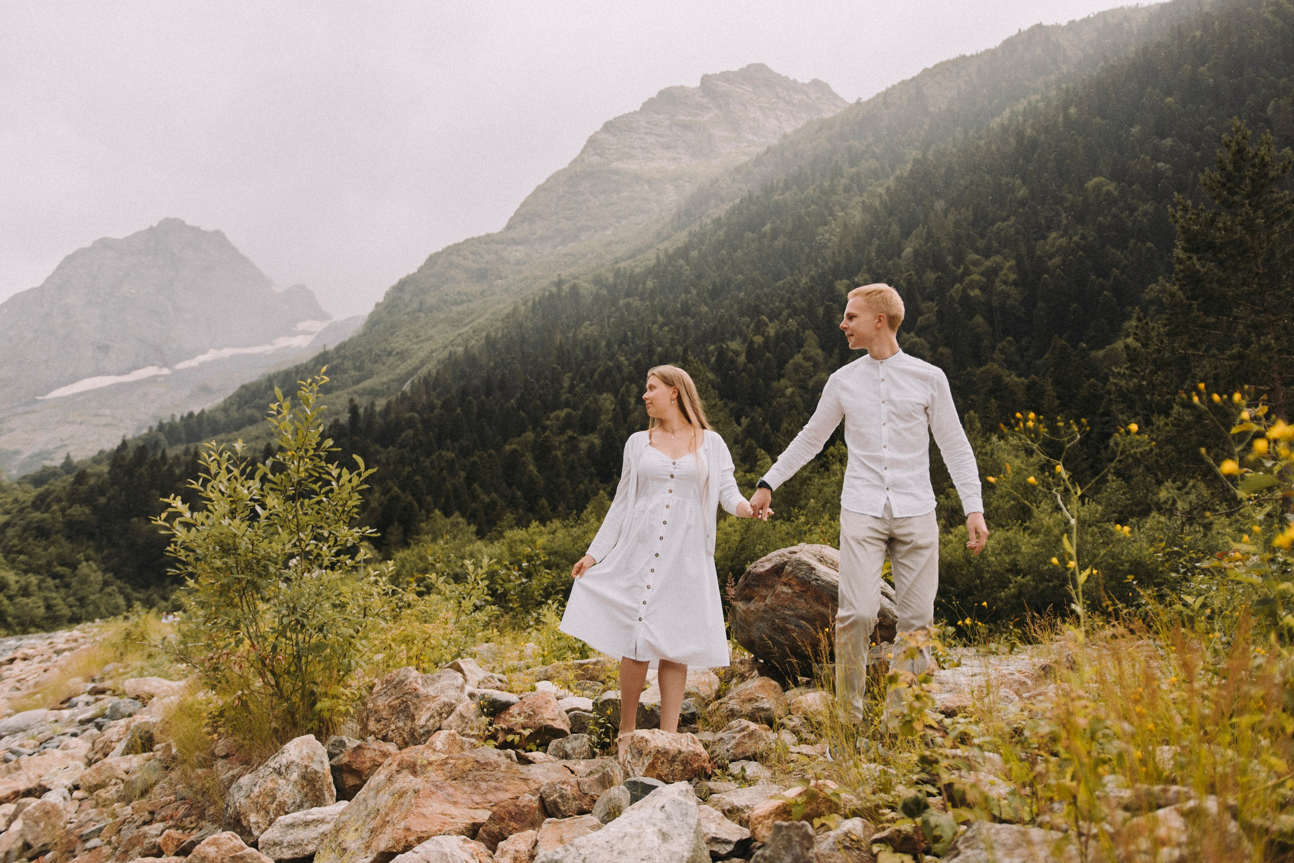 NATA & EGOR│DOMBAY. Фотограф Настя Конник | Пятигорск | Эльбрус | Домбай | Архыз | Видеограф КМВ