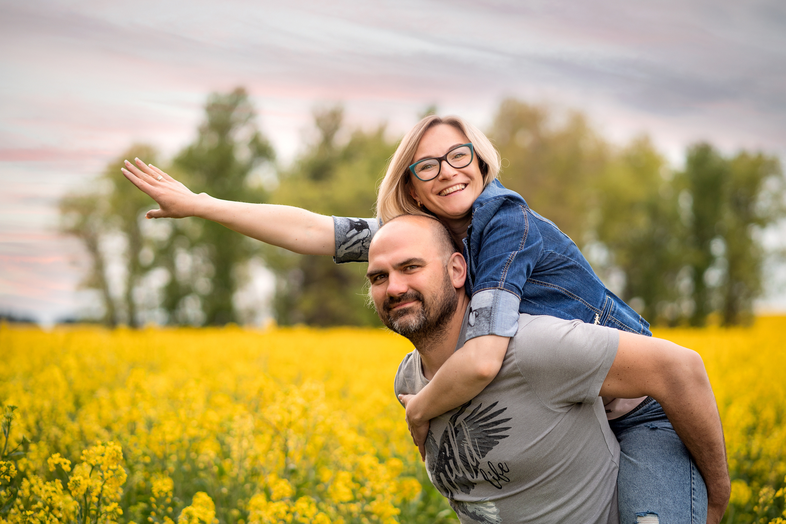 Прогулки в рапсе. Семейный и свадебный фотограф Минск, Беларусь Анна Орловская
