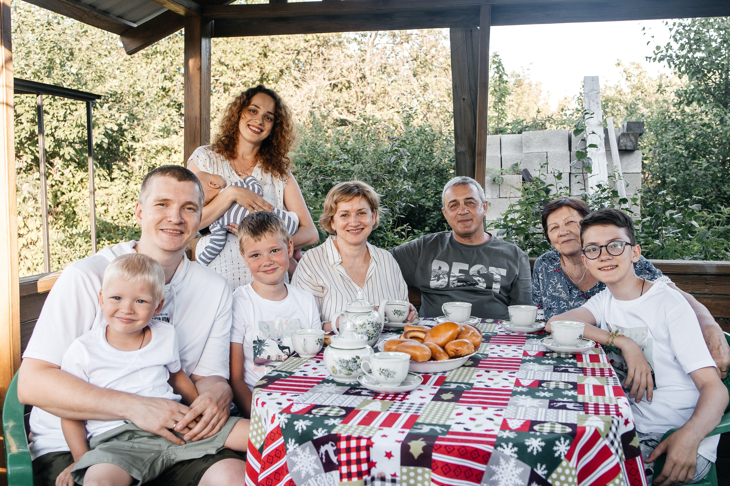 Семейная фотосессия на даче. Семейный, свадебный и портретный фотограф в Саратове Мария Засыпкина