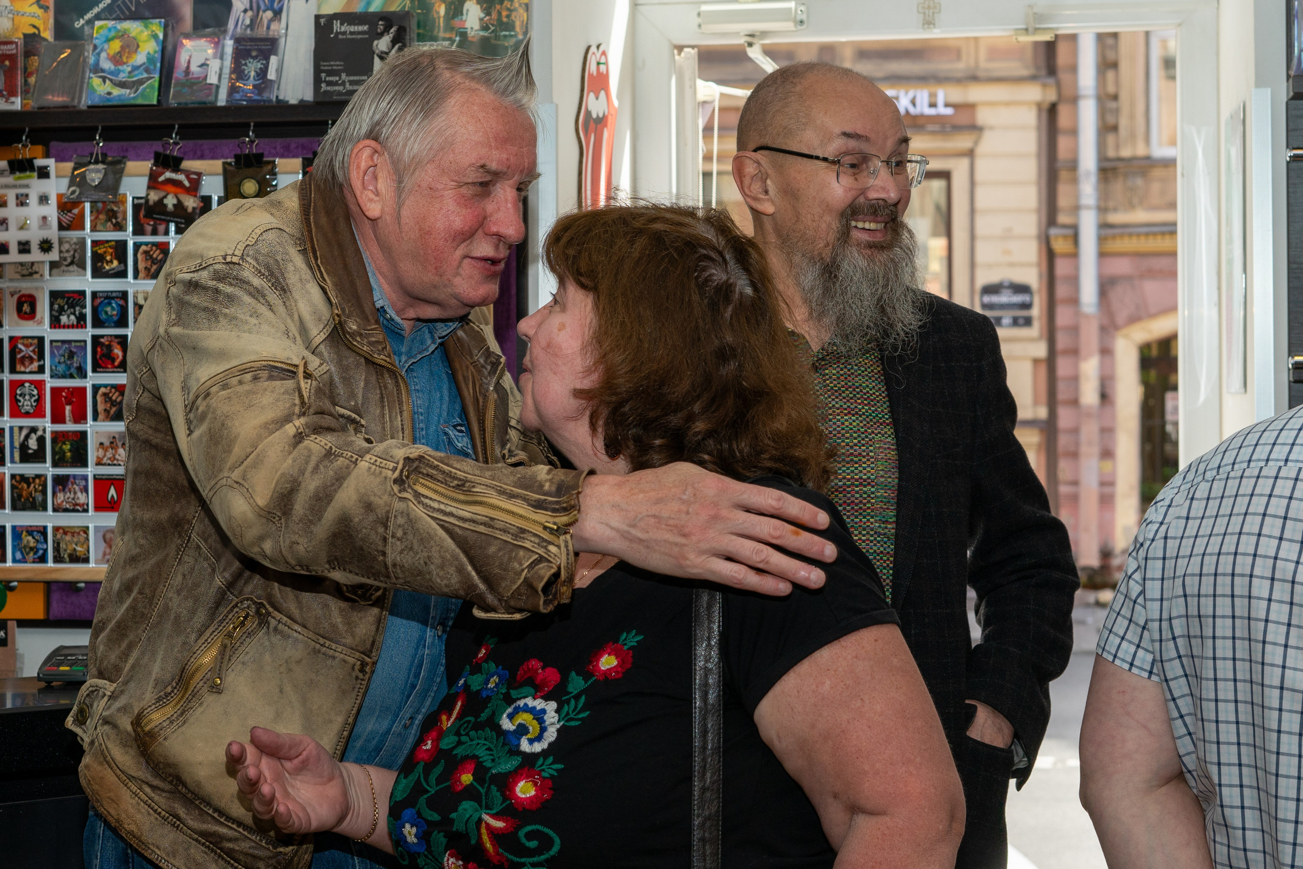 The Legendary Flower Punk — выступление в магазине пластинок. Фотограф Олег Колногоров