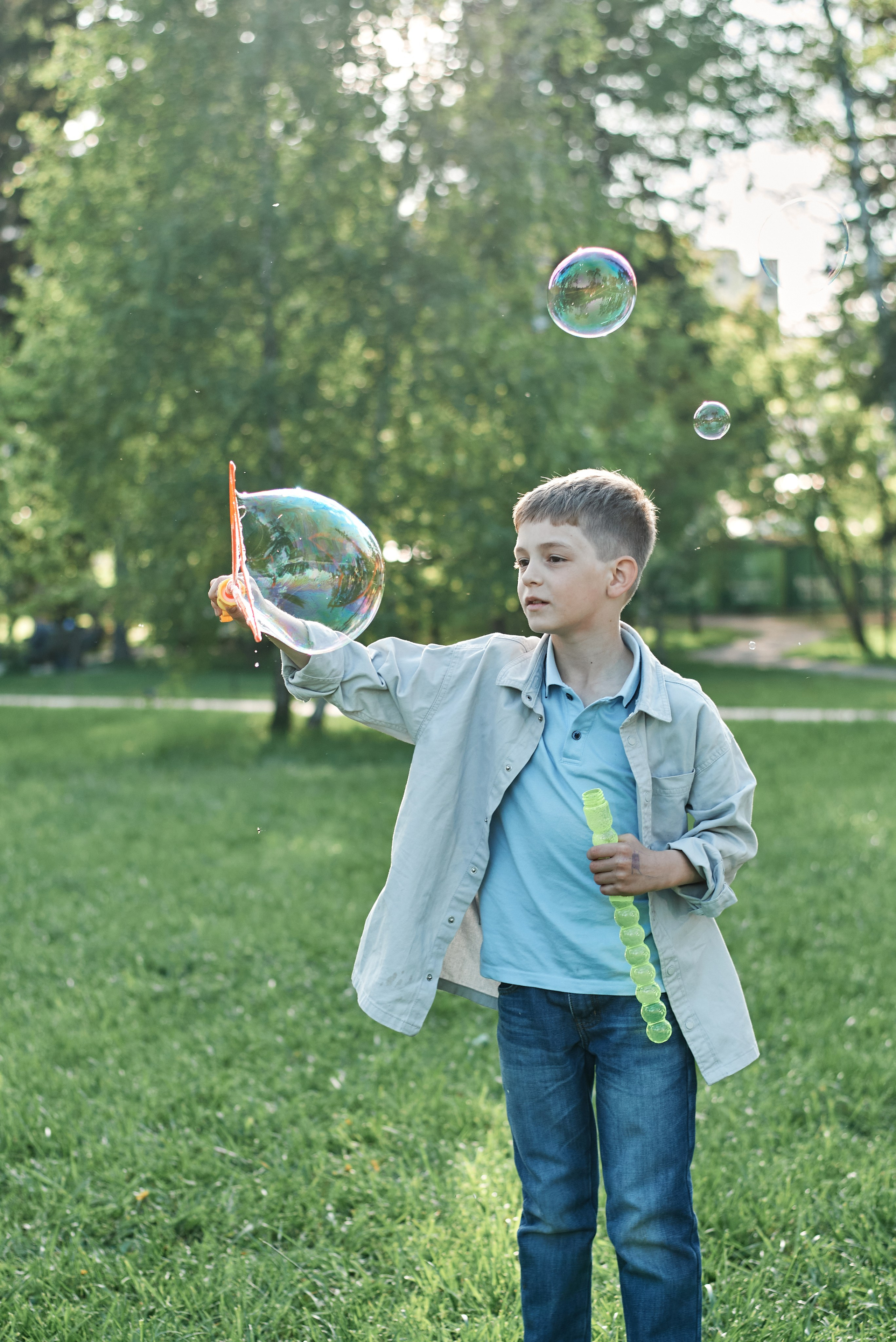 Мыльные пузыри. Семейная фотопрогулка. Семейный фотограф в Железнодорожном Масаева Елена
