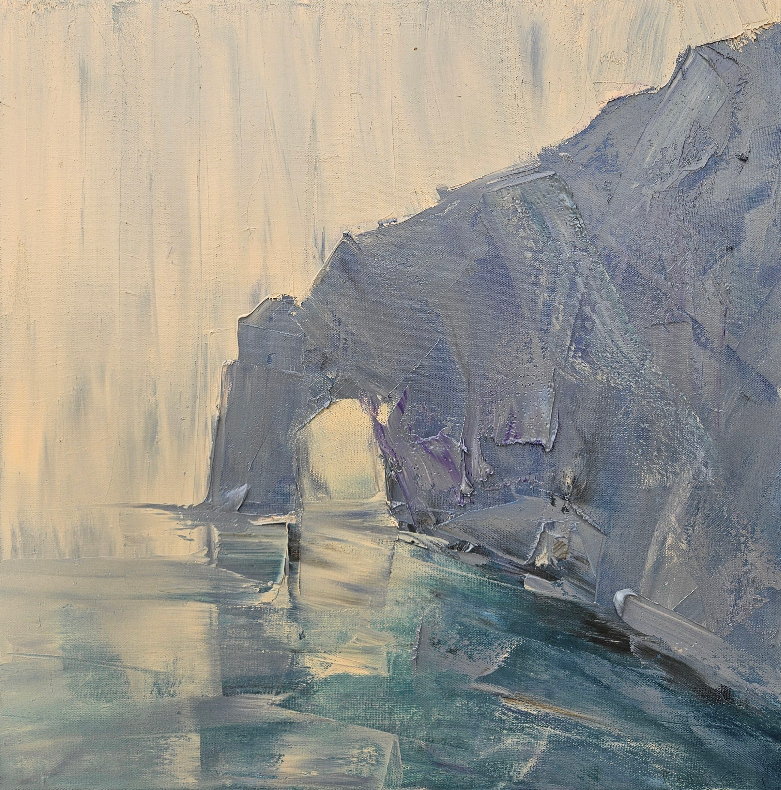 "Вечер". 2026. Холст, масло. 60х60. Цена: 30000₽