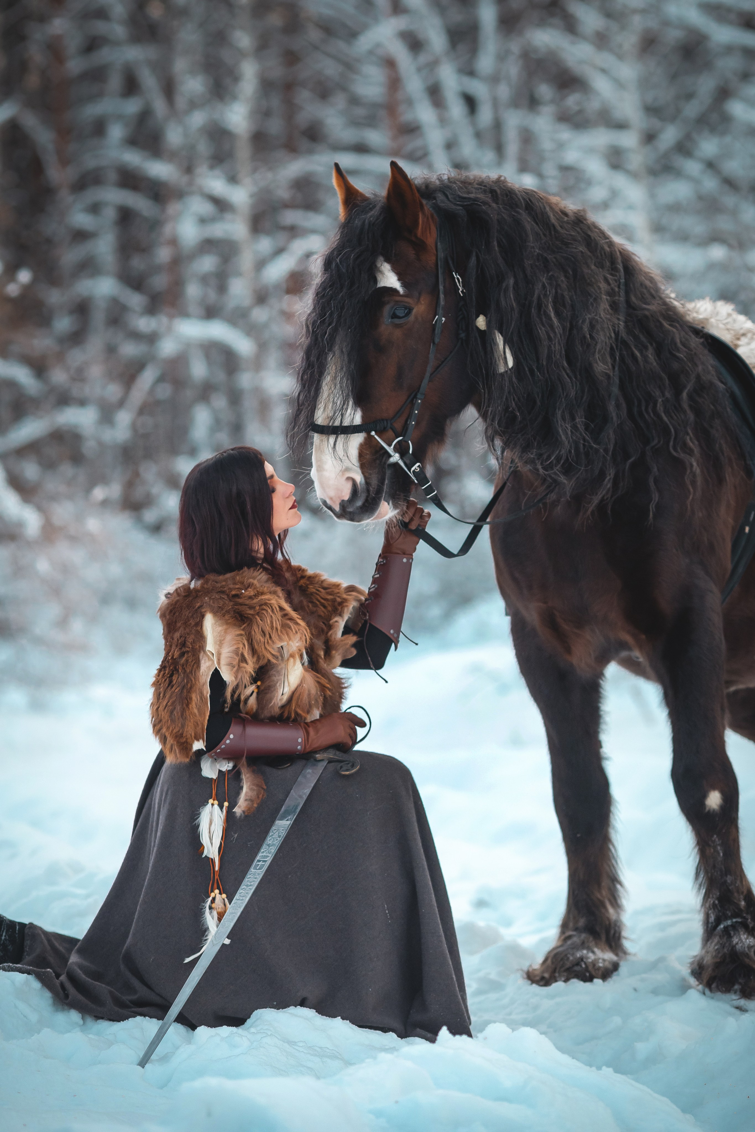 Регина и Малыш. Анна Молчанова конный фотограф в Тюмени | фотосессии с лошадьми Тюмень