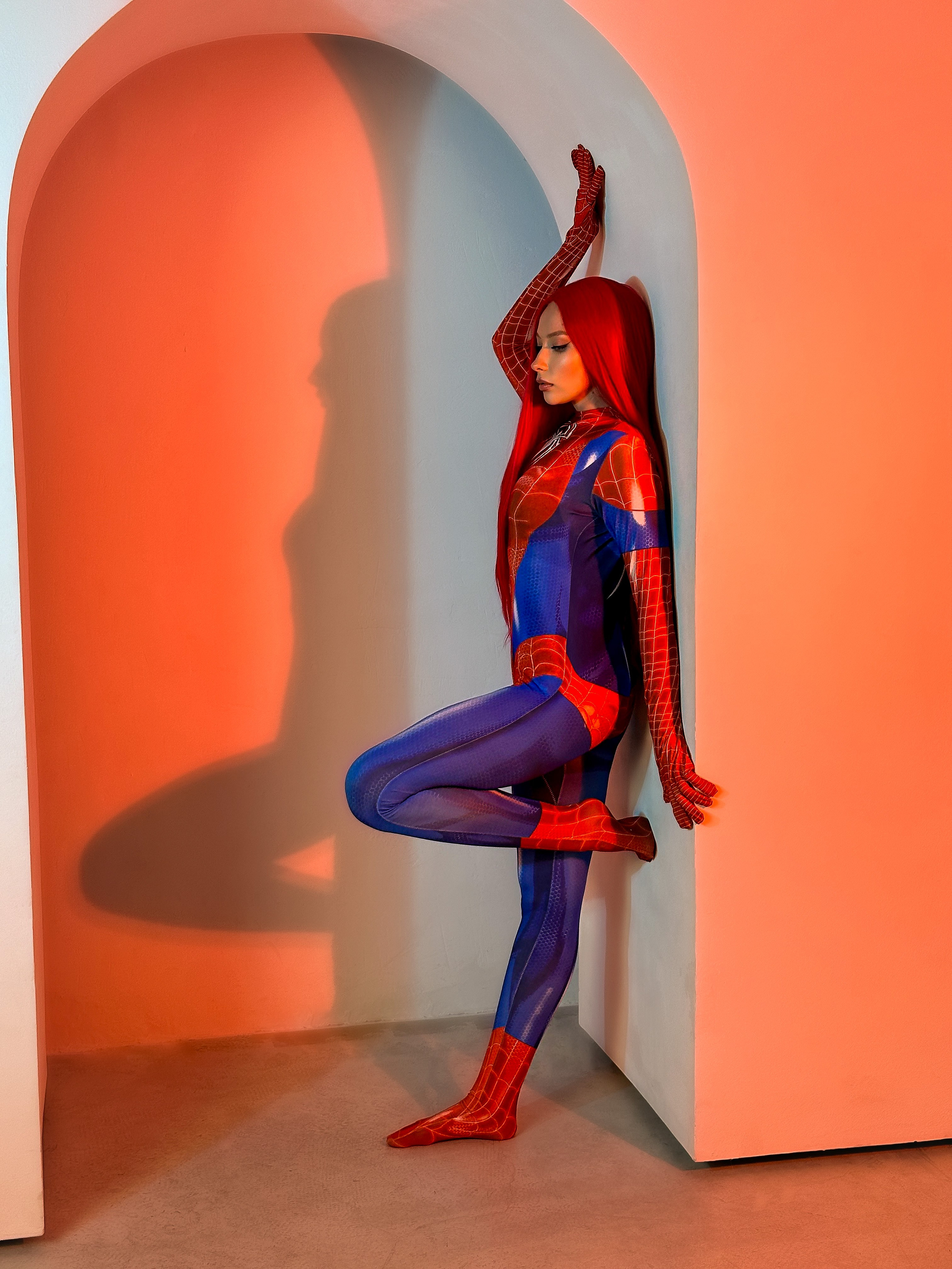 Костюм супер героя Spider Woman, 42-46 размер на рост до 165 см. Фотограф, мобилограф Ростов-на-Дону