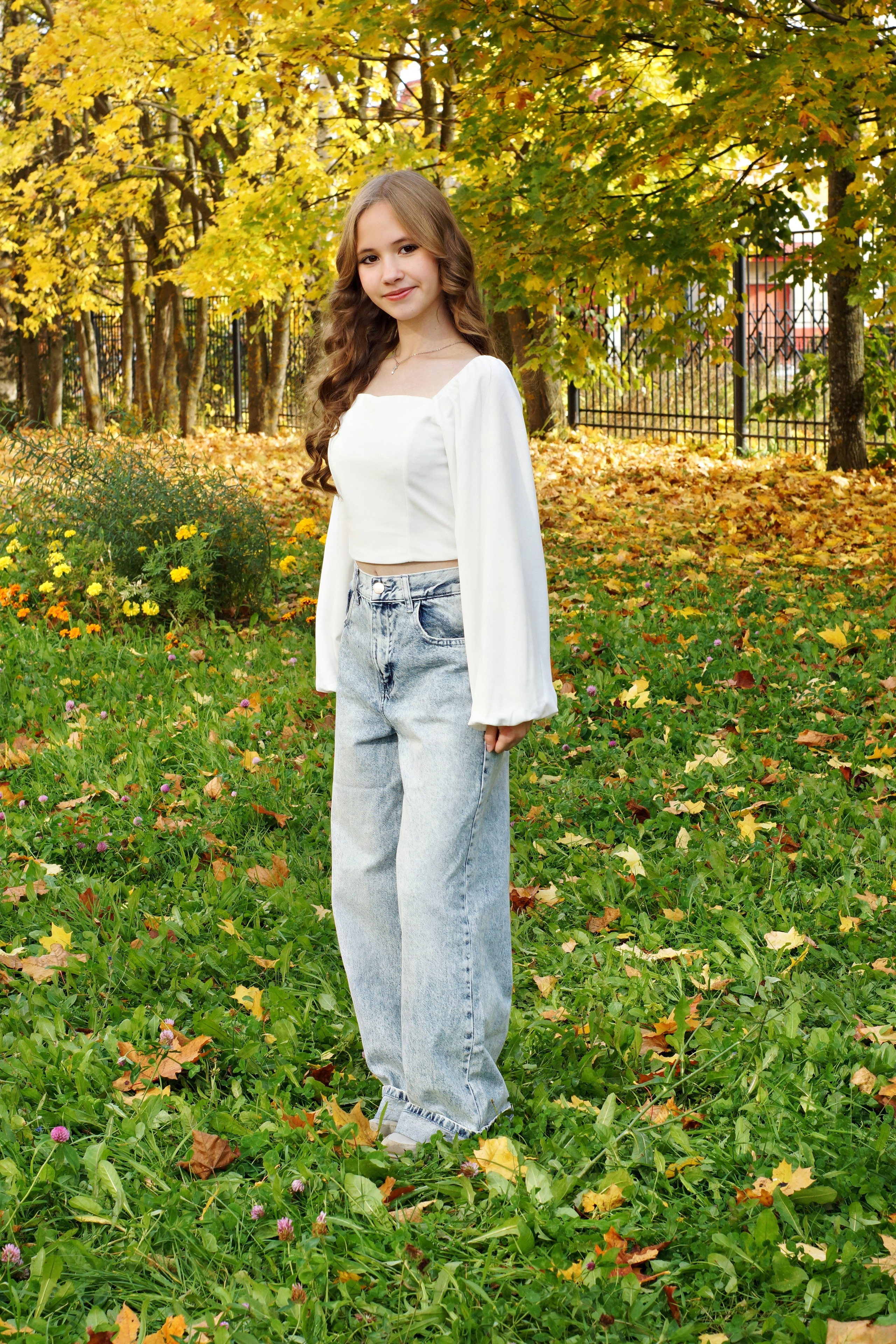 Осенняя фотосессия в школе г. Йошкар-Ола