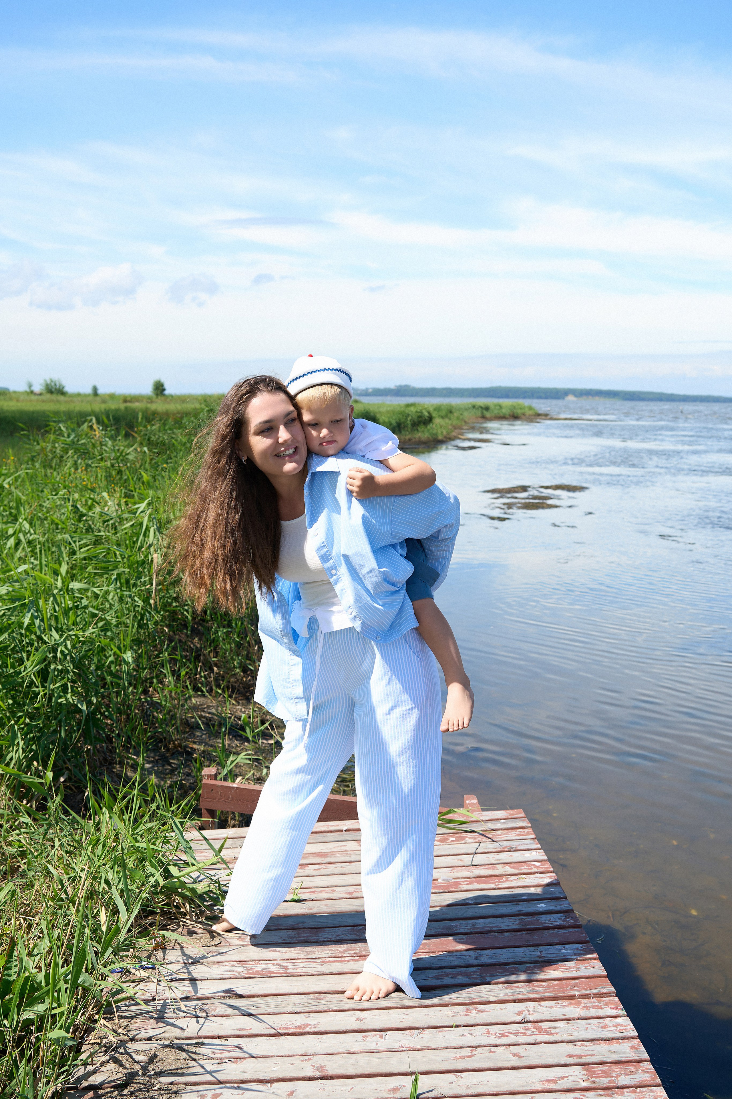 Дина, Есения и Саша на море. Фотограф из Владивостока Юлия Черепова
