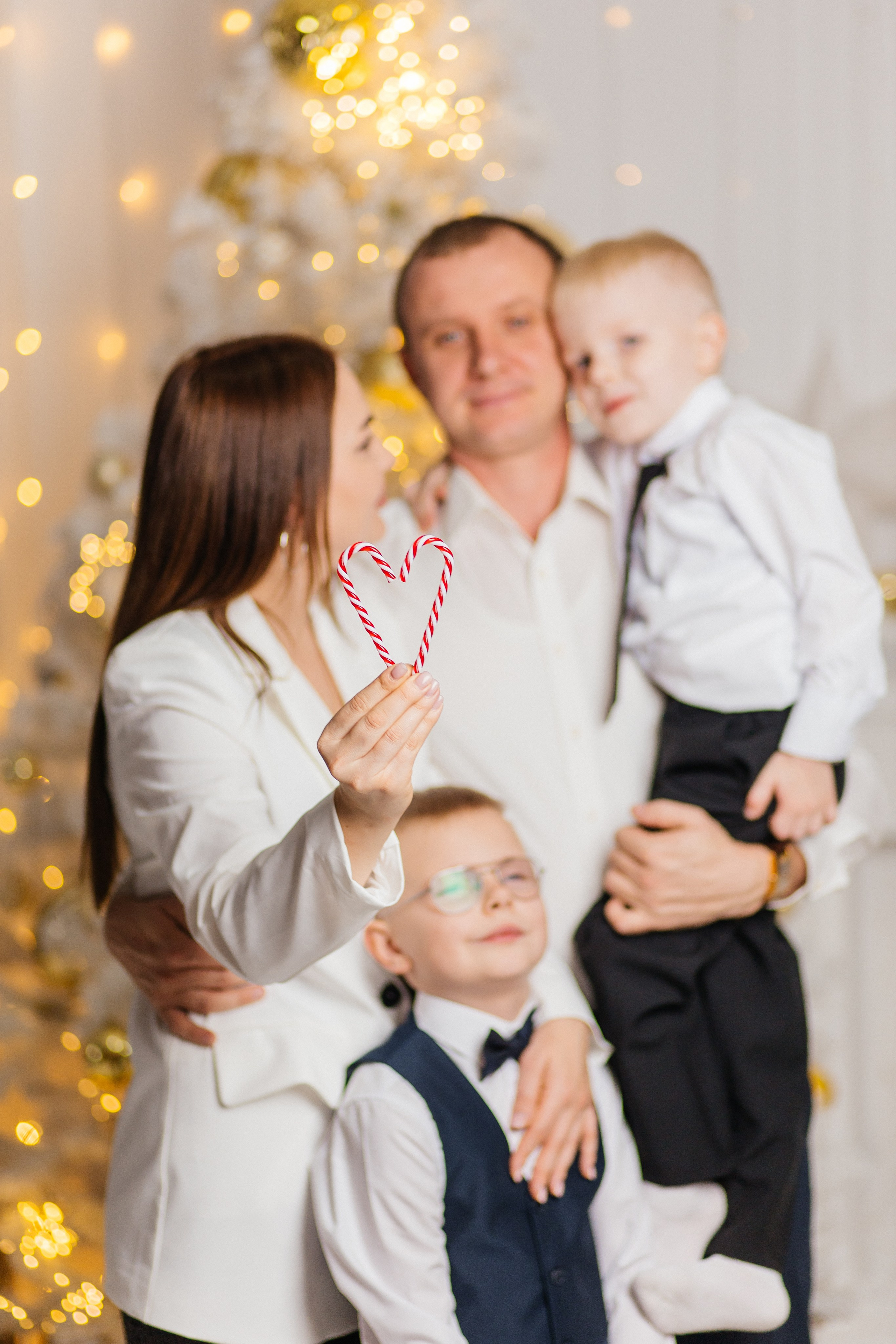 Семейная новогодняя фотосессия. Семейный, детский, свадебный фотограф в Георгиевске Дарья Домникова