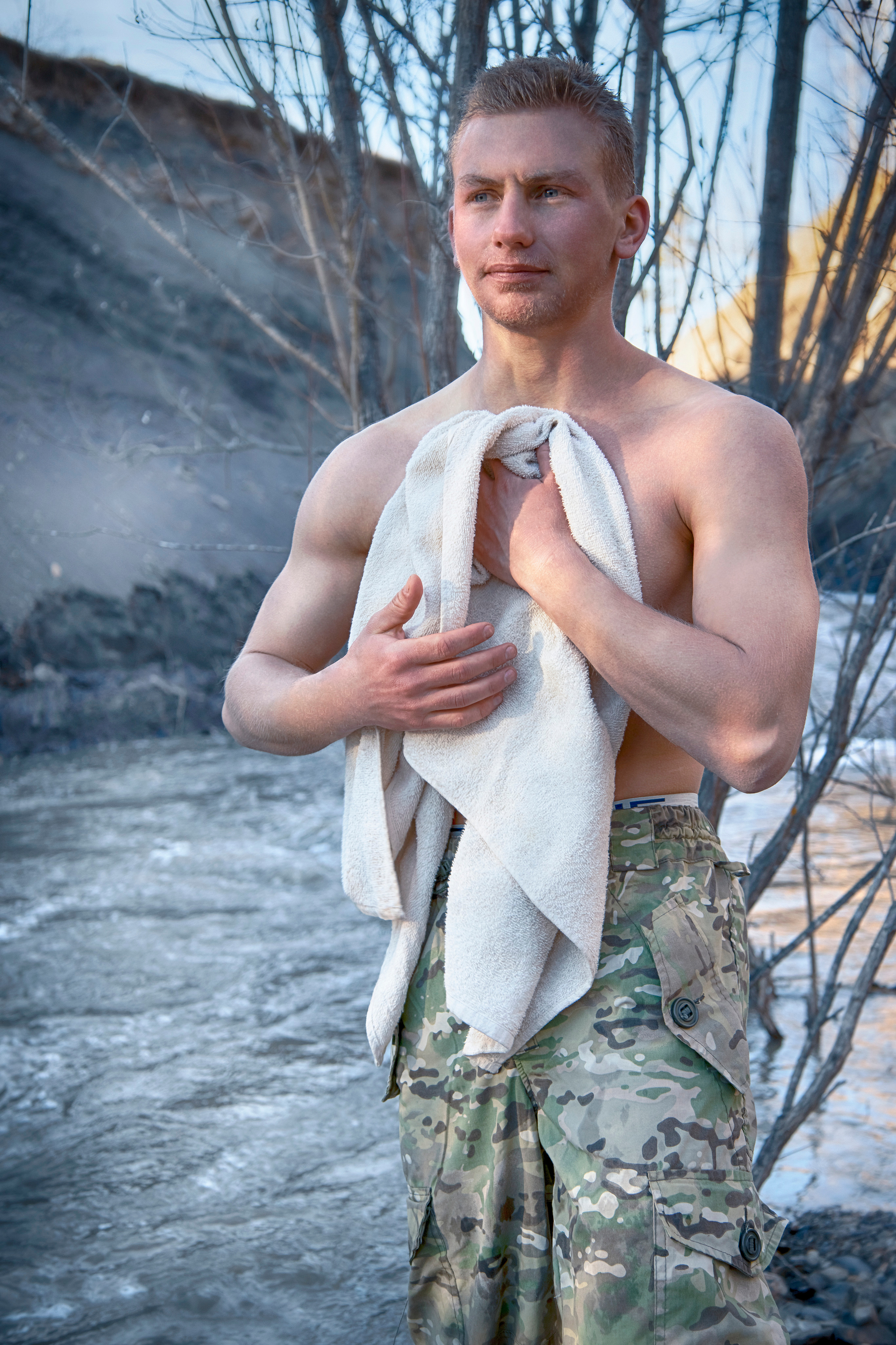 На водопаде