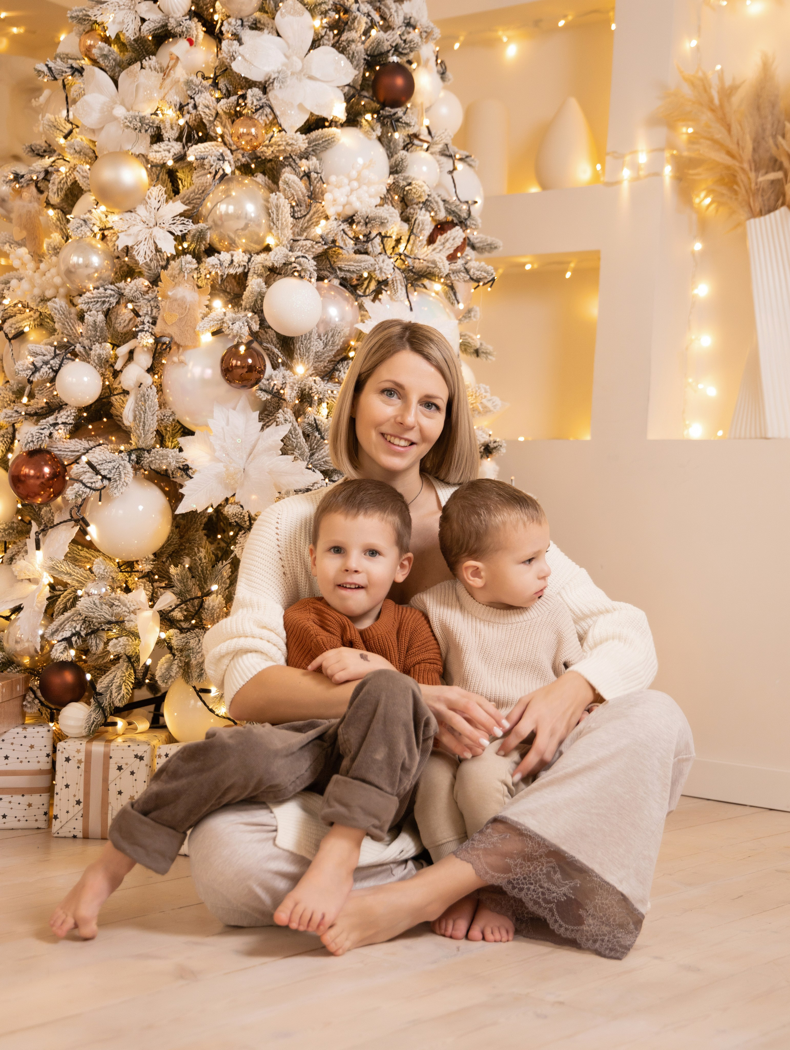 Новогодняя семейная фотосессия. Фотограф НСК-Кем-СПБ Александра Фомич