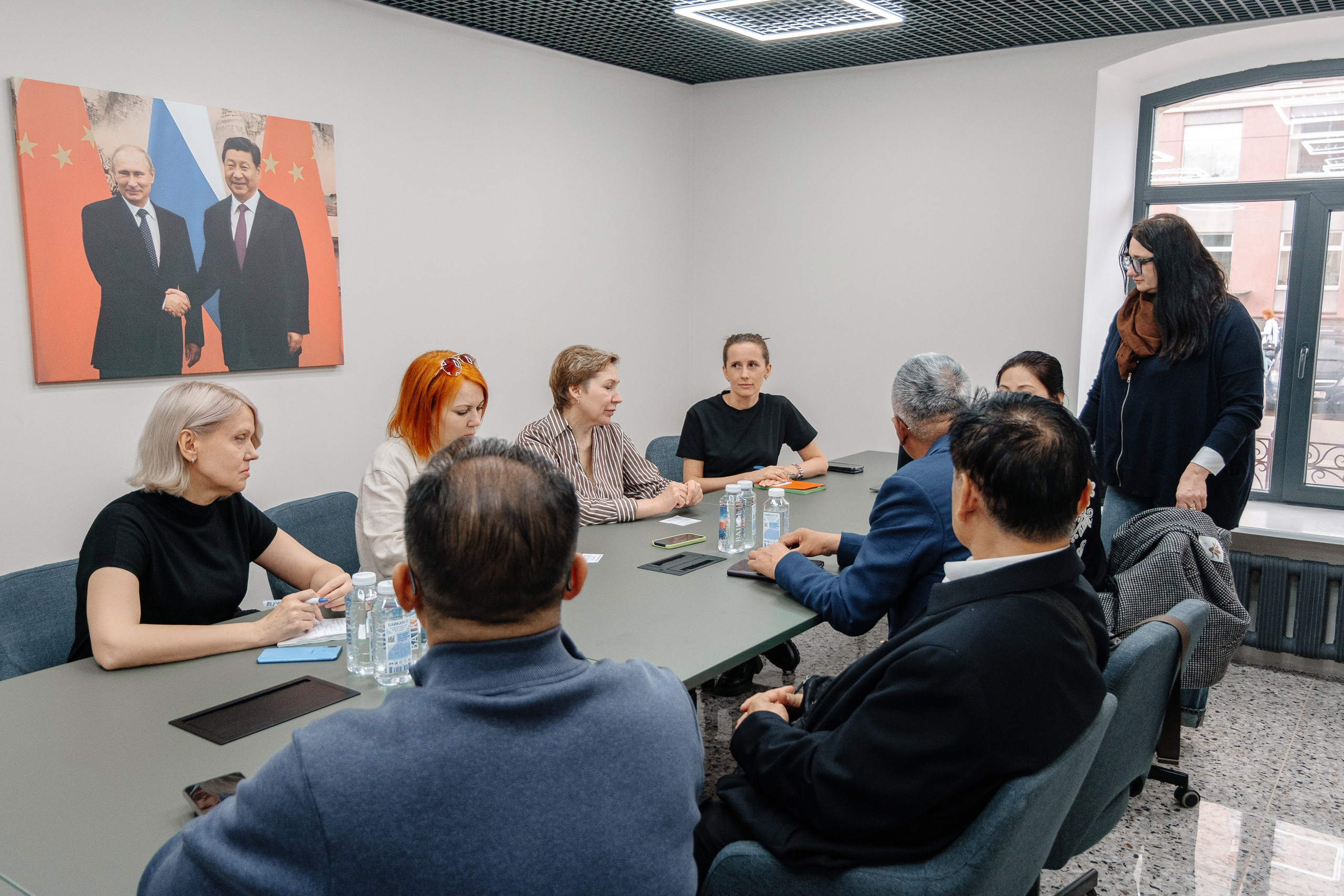 Делегация Китая в Ивановской текстильной компании