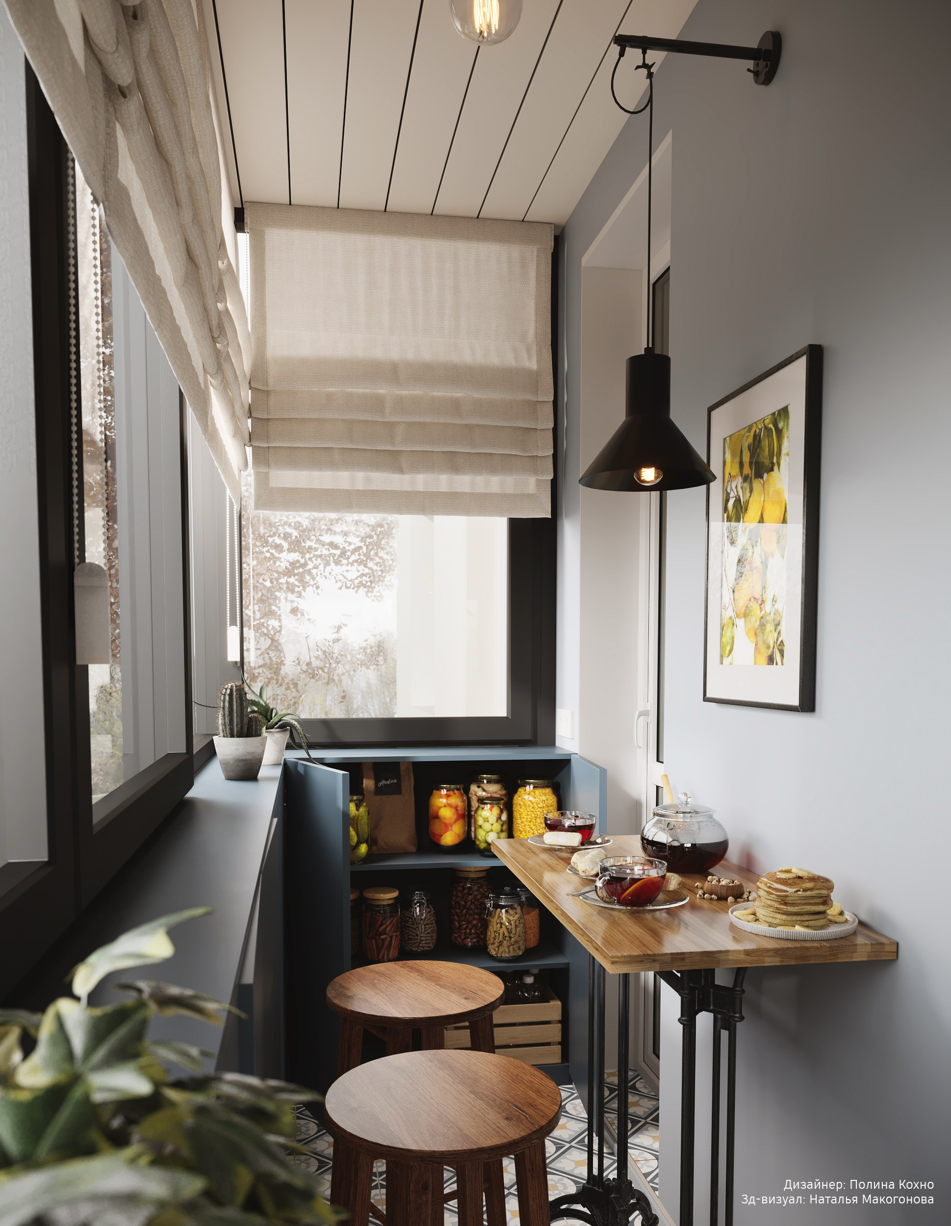 СПб квартира 63 м². 3Д-Визуализация Наталья Макогонова