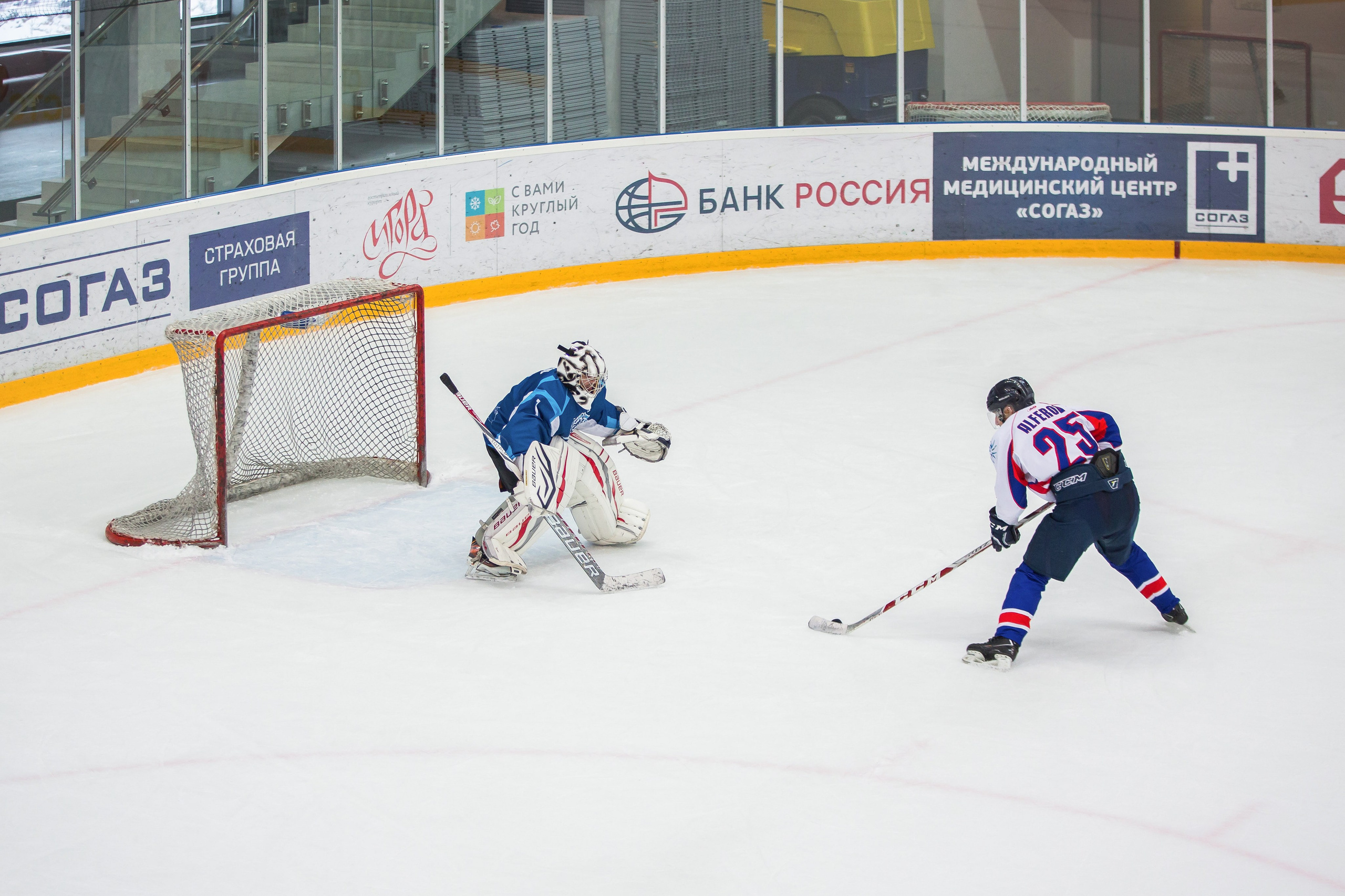 Хоккей для «Work&Sport». Снимаю съемки