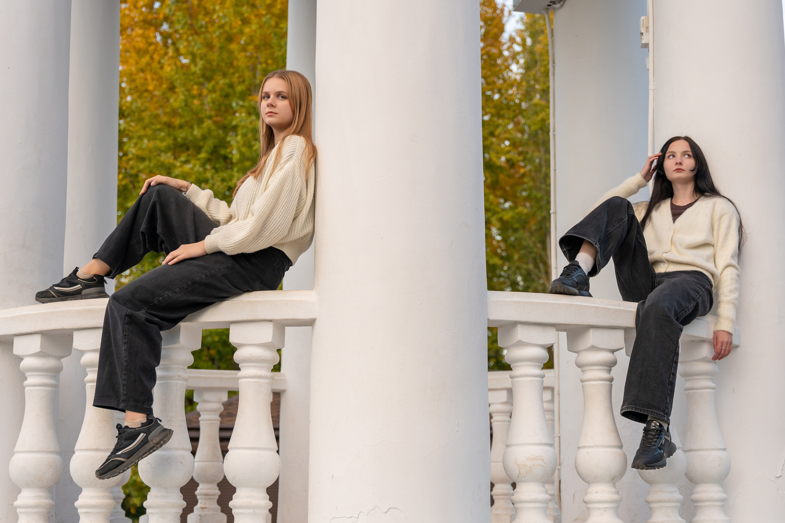 Золотая дружба в осенних красках. Фотограф |Ленинск, Волжский, Волгоград| Наталья Савилова