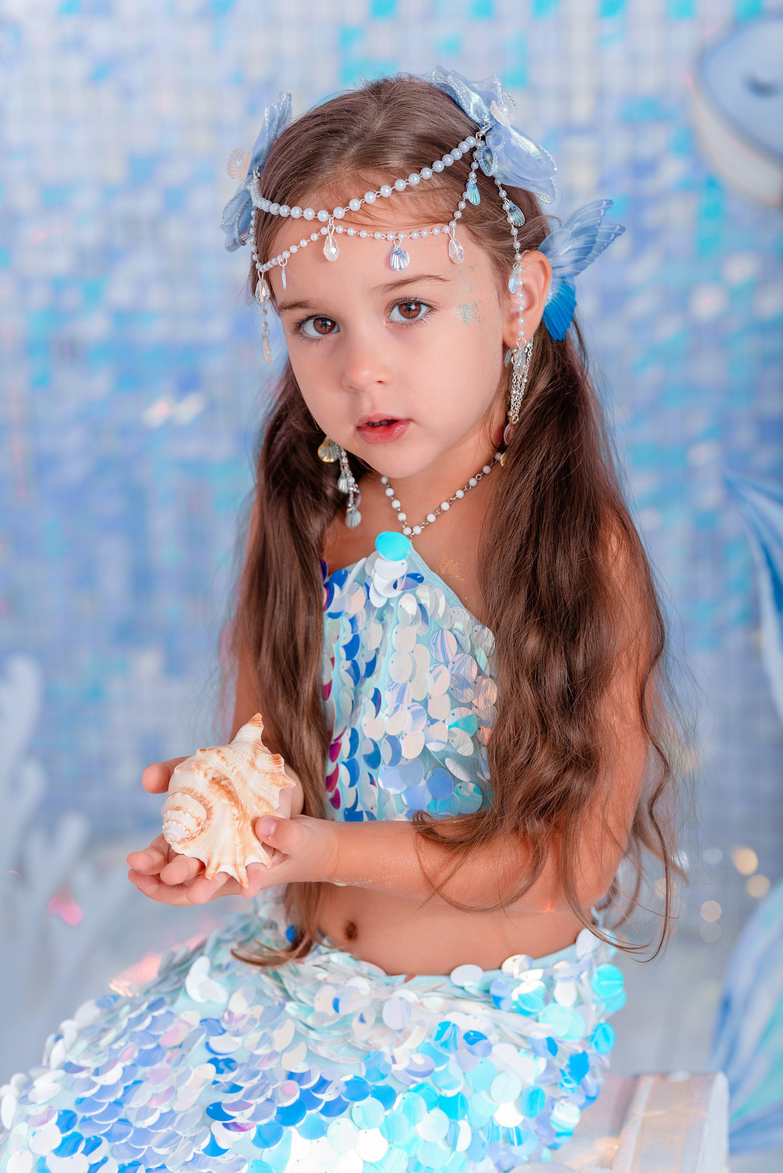 Детский фотопроект «Русалочка». Детский студийный фотограф Сочи