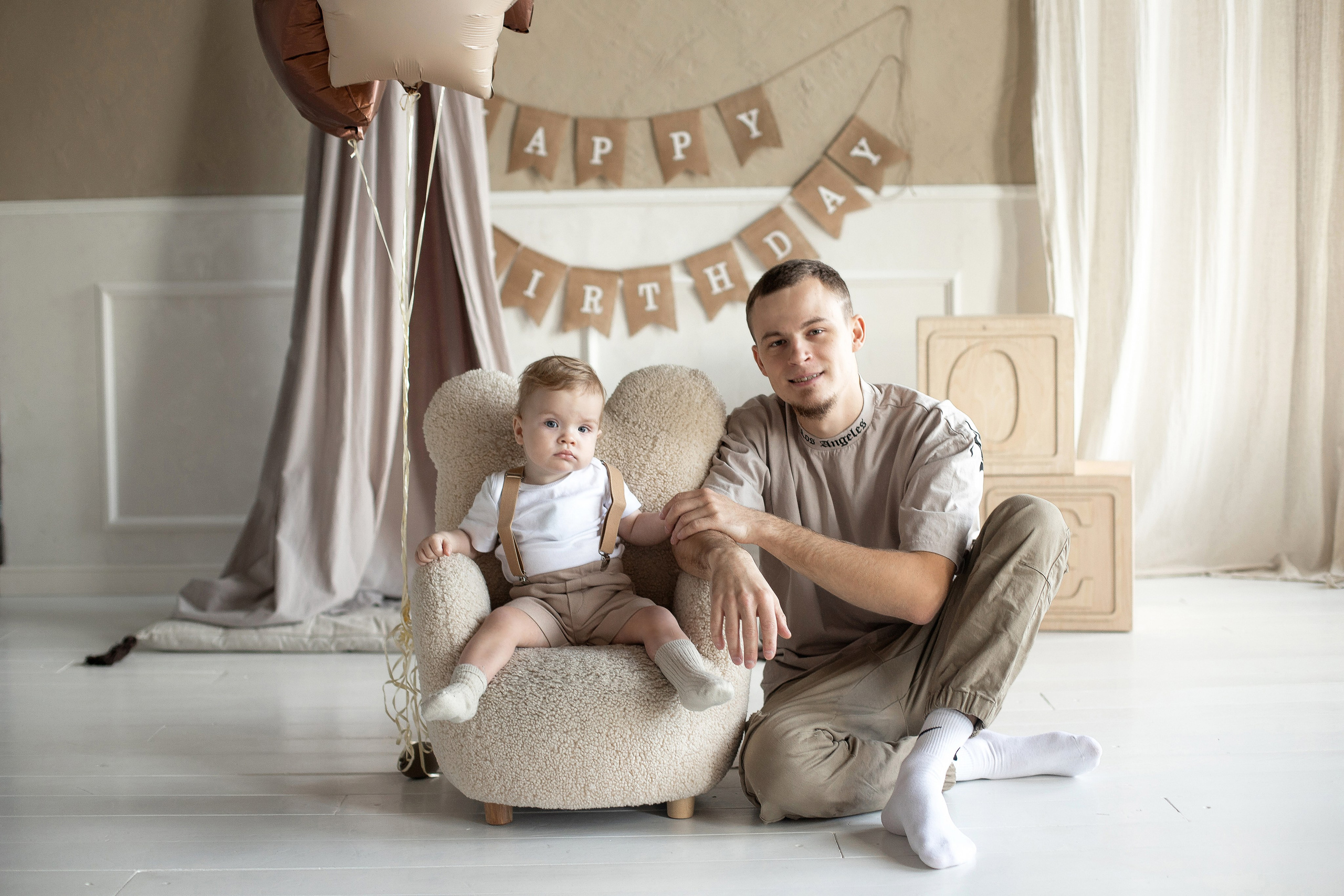 Годик малышу. Семейный и детский фотограф в Красноярске Анна Маюрова