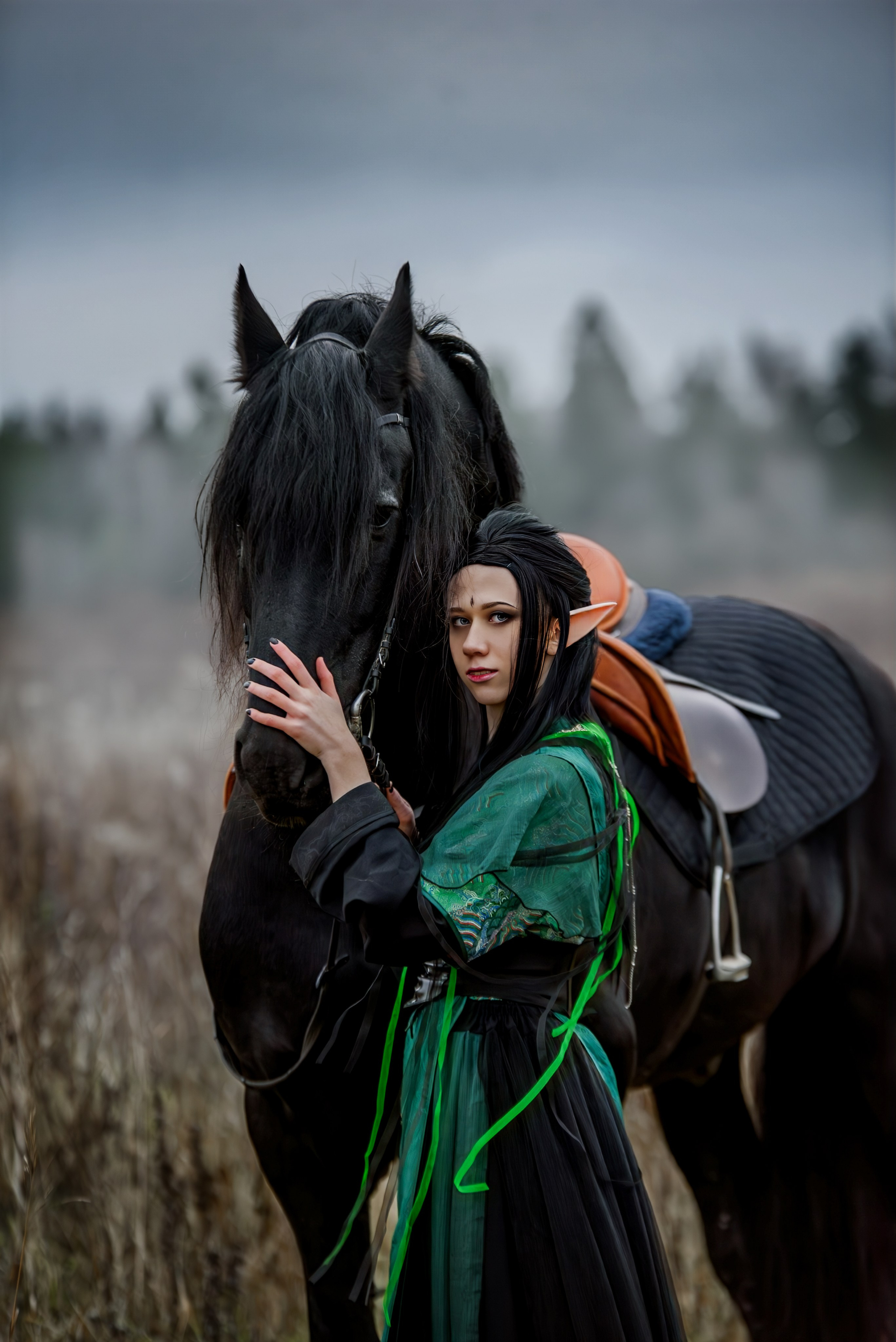 Природа. Съемки в стиле Goblicore и прочая нечисть. Конный фотограф из Москвы Ирина Бондаркова