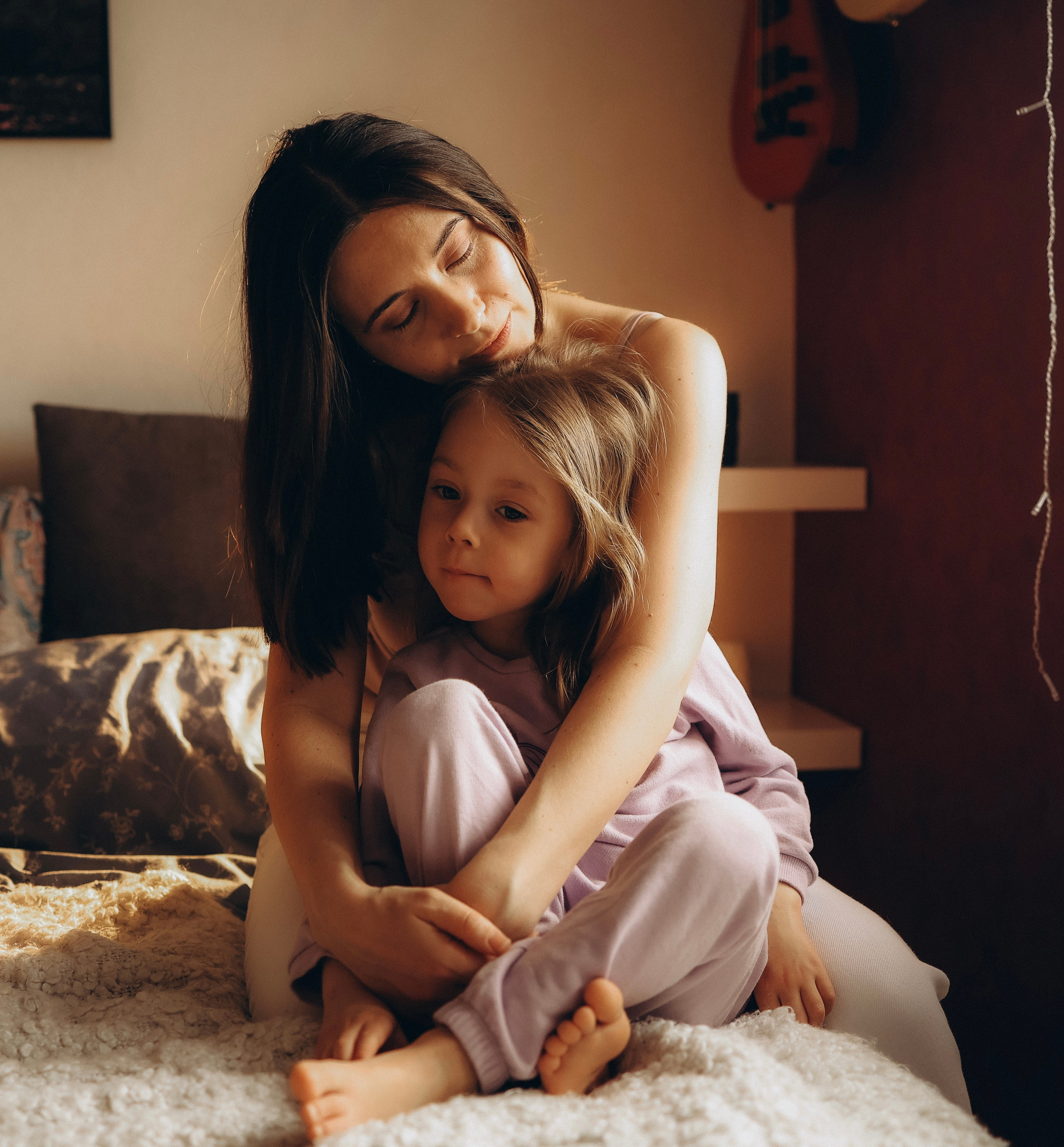 Фотосессия мама с дочкой