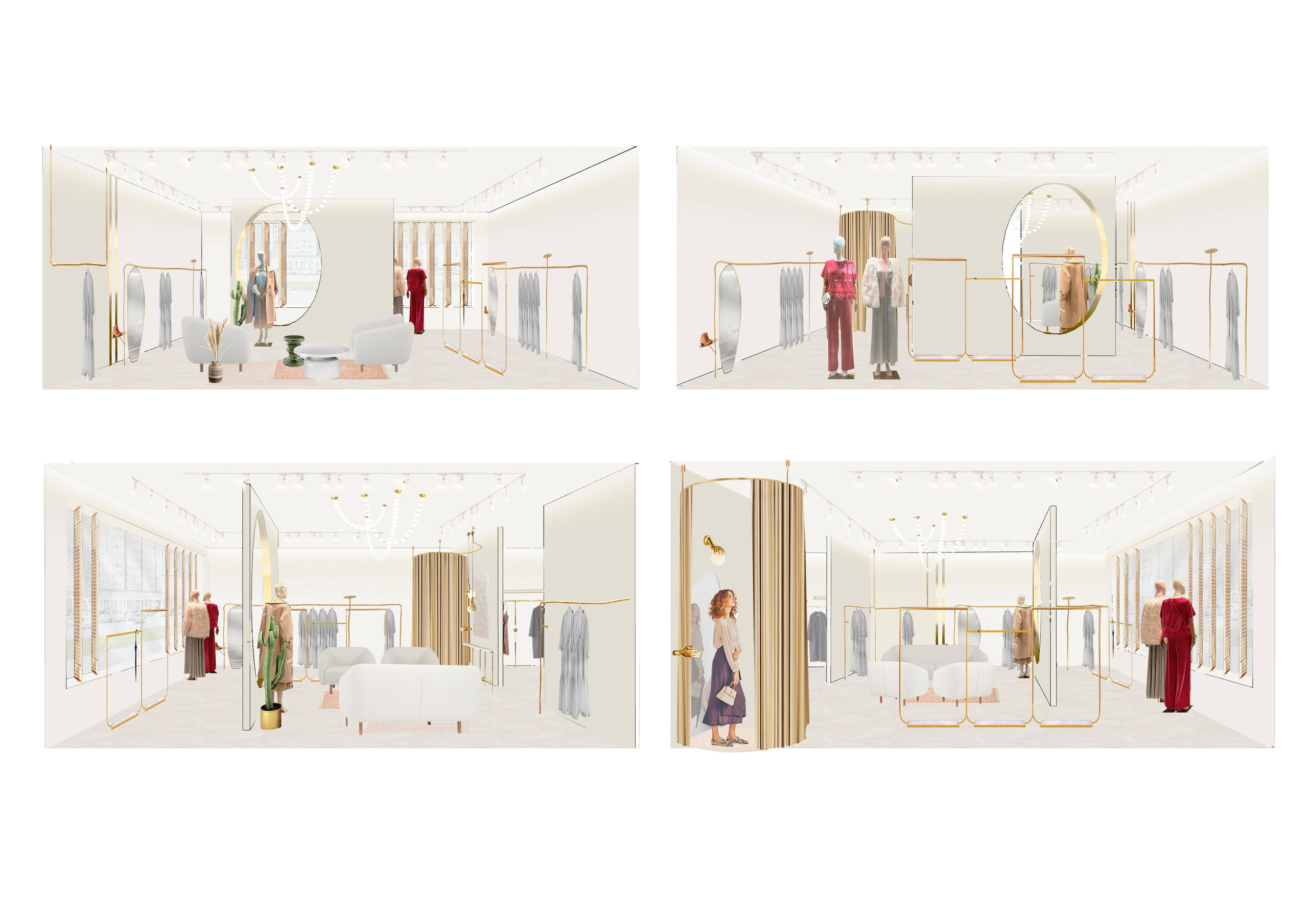 ТОРГОВЫЕ ЗАЛЫ, ОФИС «ANNA VERDI». Студия дизайна интерьеров FORMA