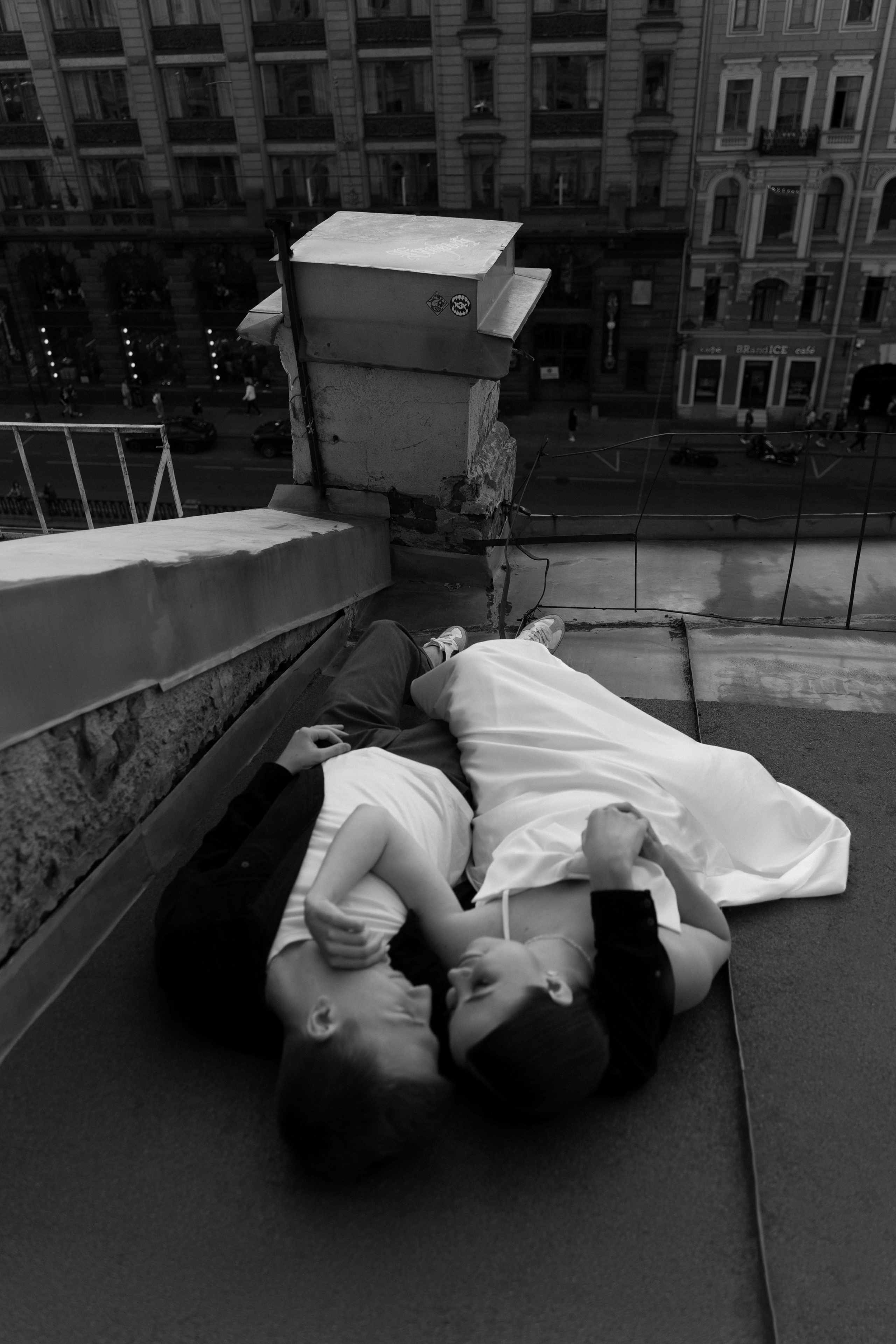 Романтика Питерских крыш. Свадебный фотограф в Краснодаре и Санкт-Петербурге Евгения Алексеева