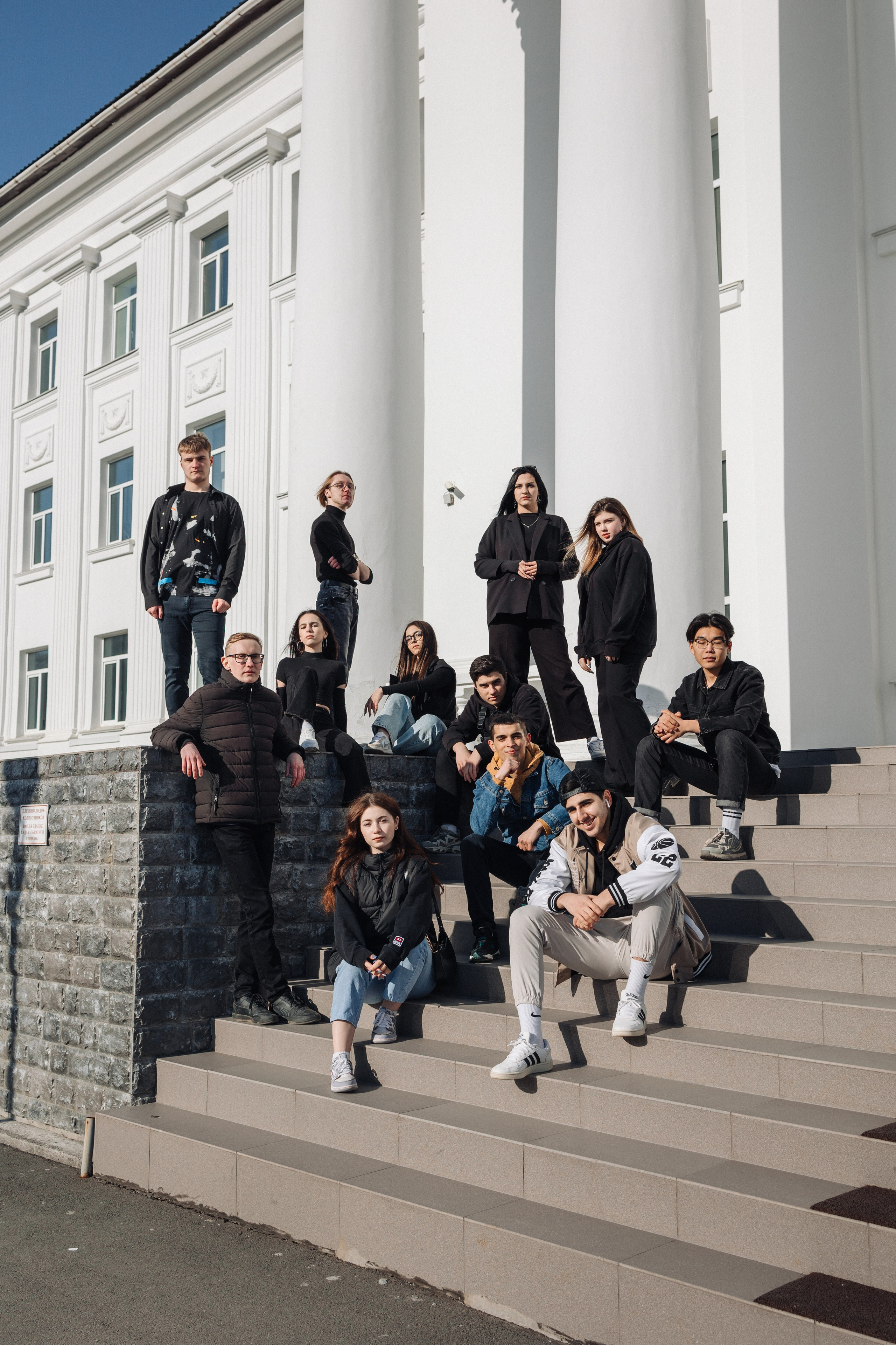 Школьная фотосессия в центре Петропавловска-Камчатского