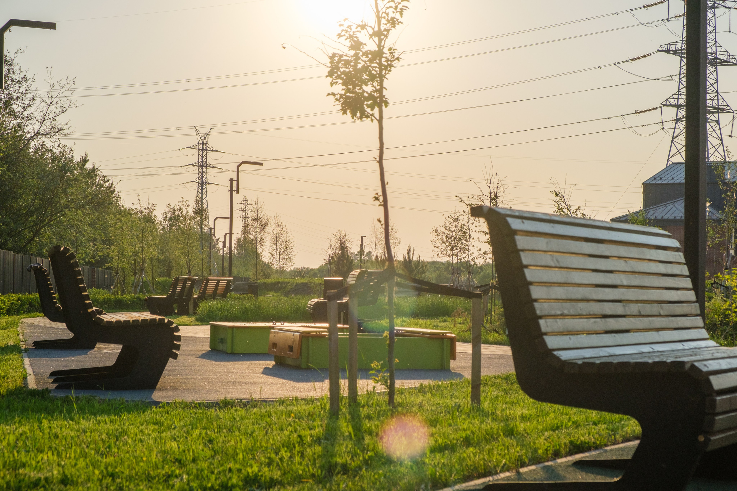 Архитектурная фотосъёмка коттеджного посёлка