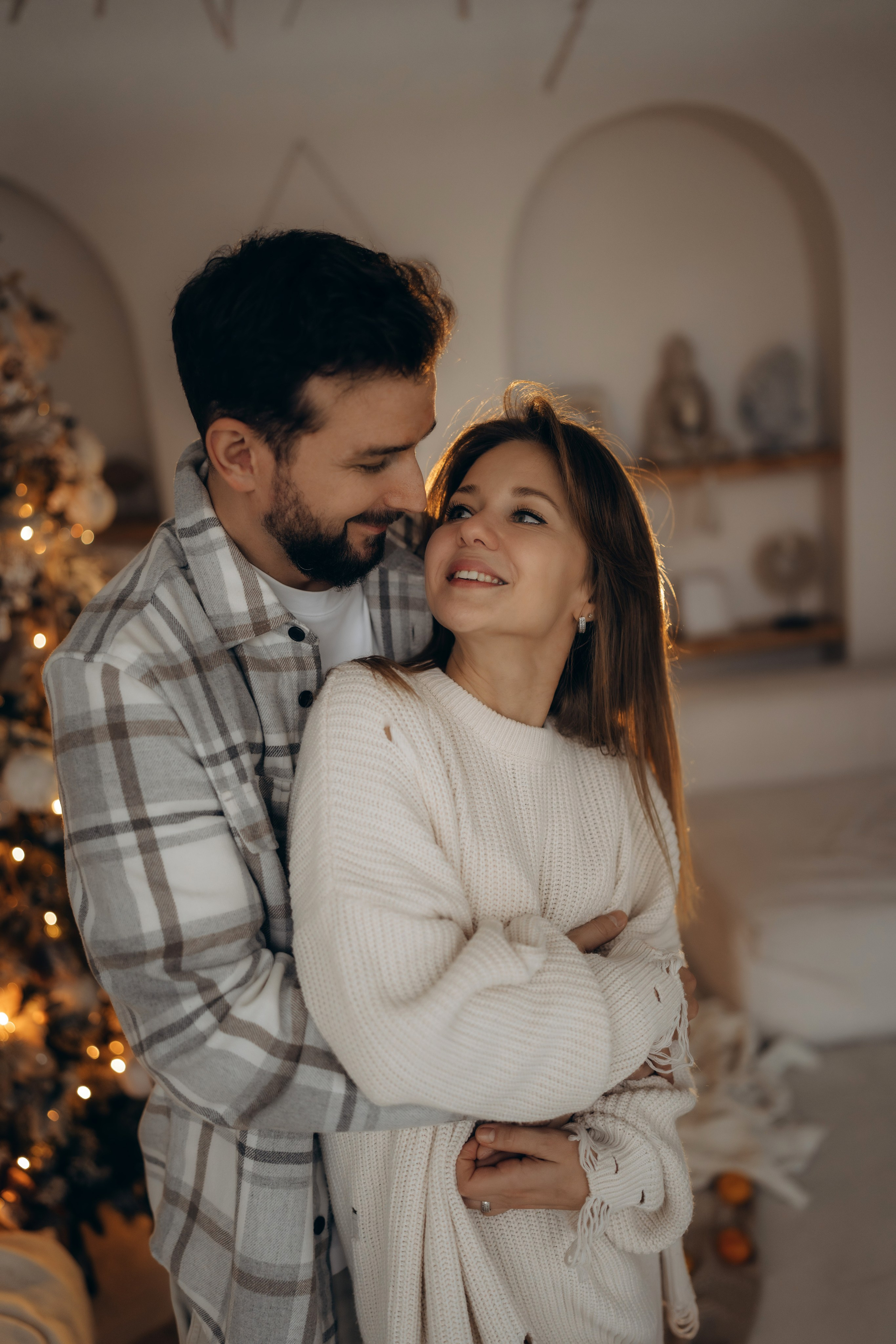 Новогодняя. Семейный фотограф Москва. Фотограф беременности и материнства Москва