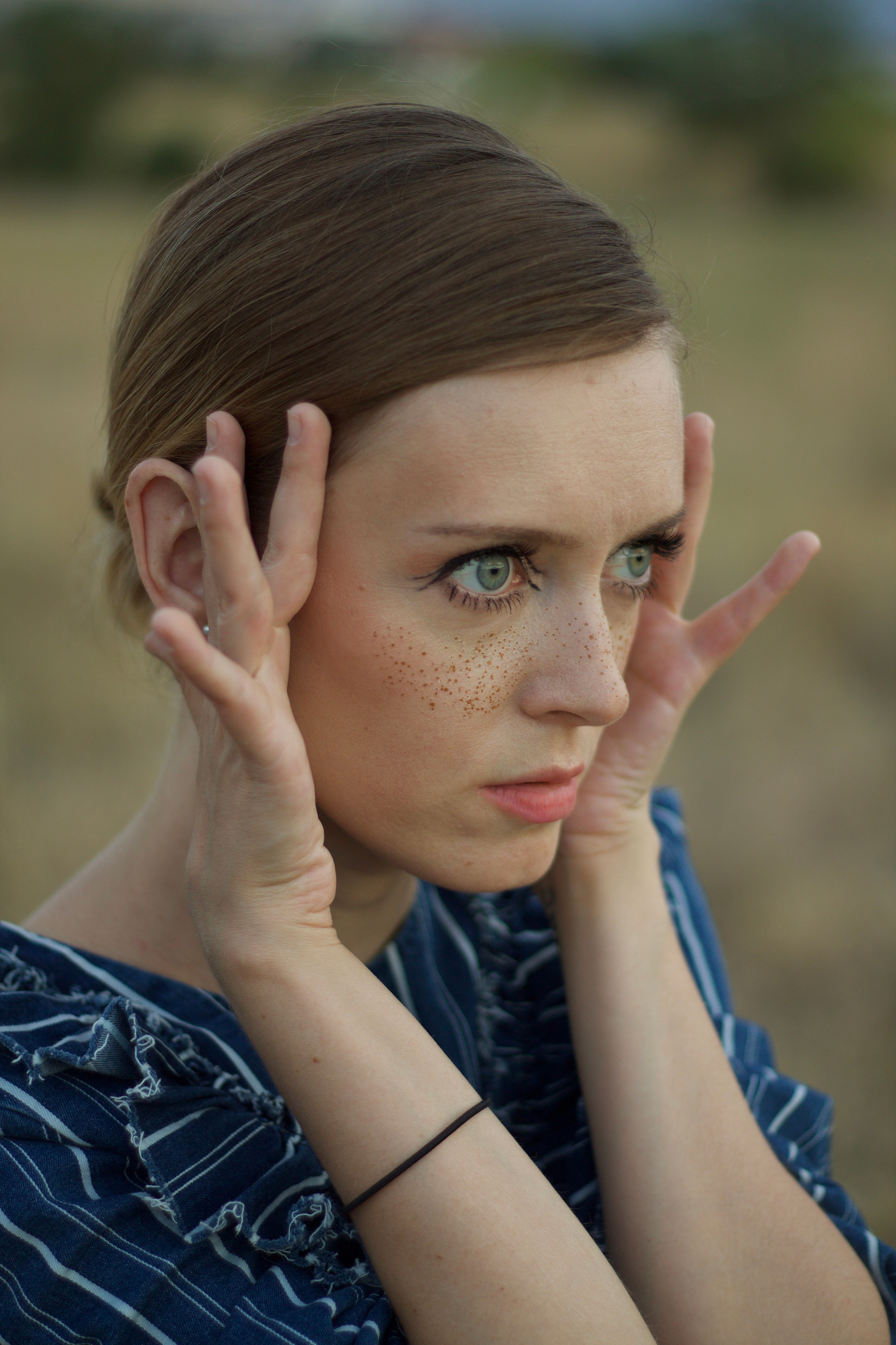 Twiggy girl portrait