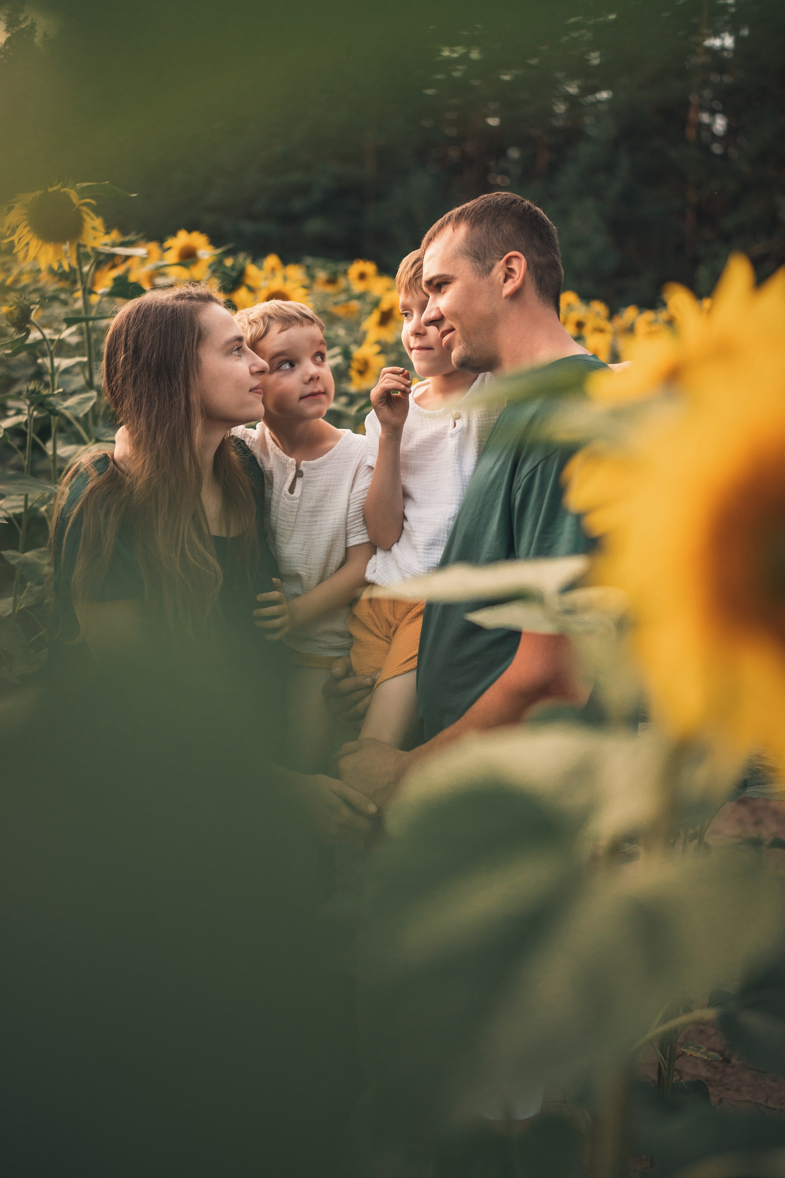 ПОДСОЛНУХИ. Семья Елизаветы. Фотограф Марта Козел. Гродно, Беларусь