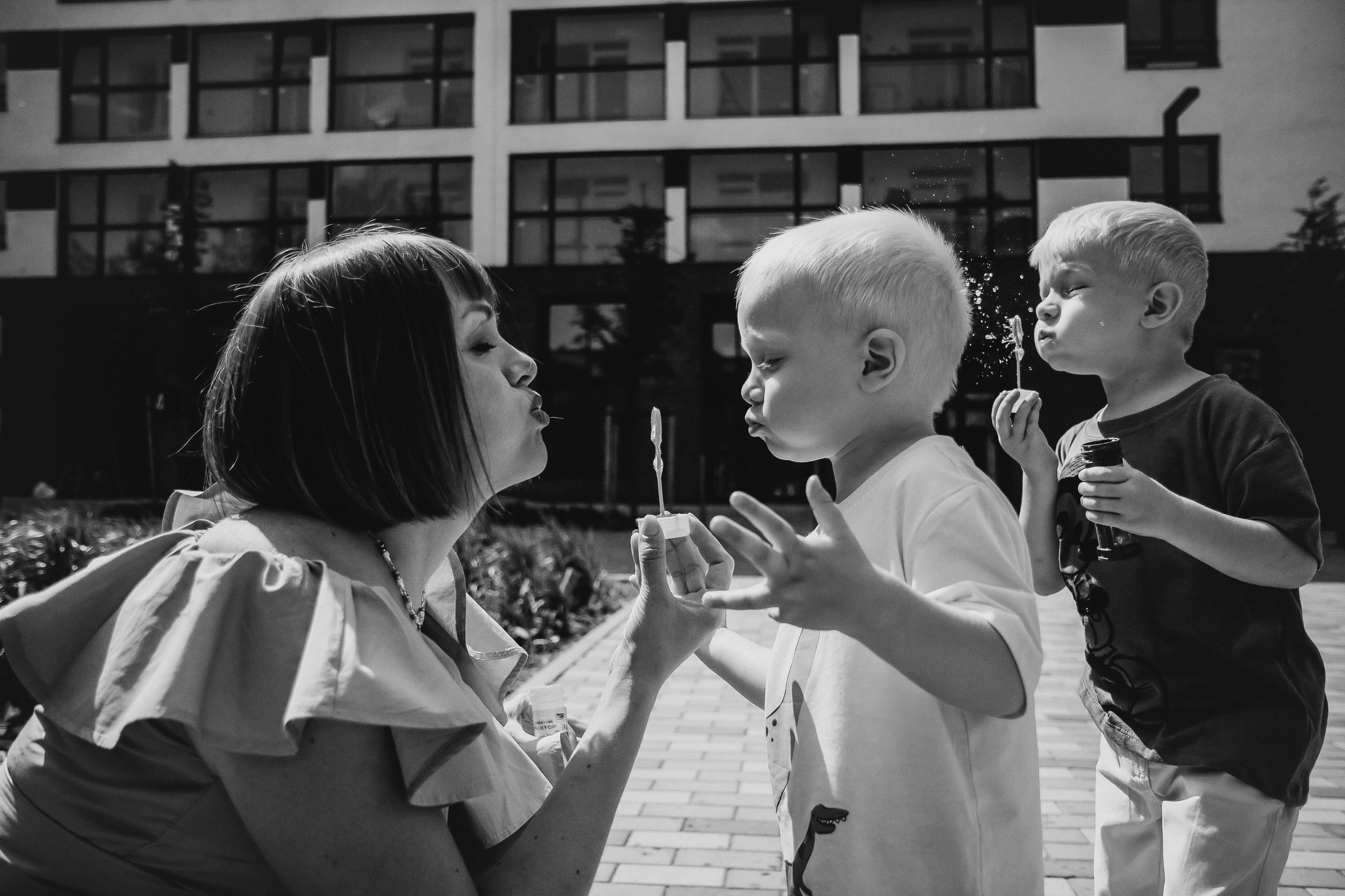 Фотосессия с мыльными пузырями. Семейный фотограф в Томске Максимова Екатерина