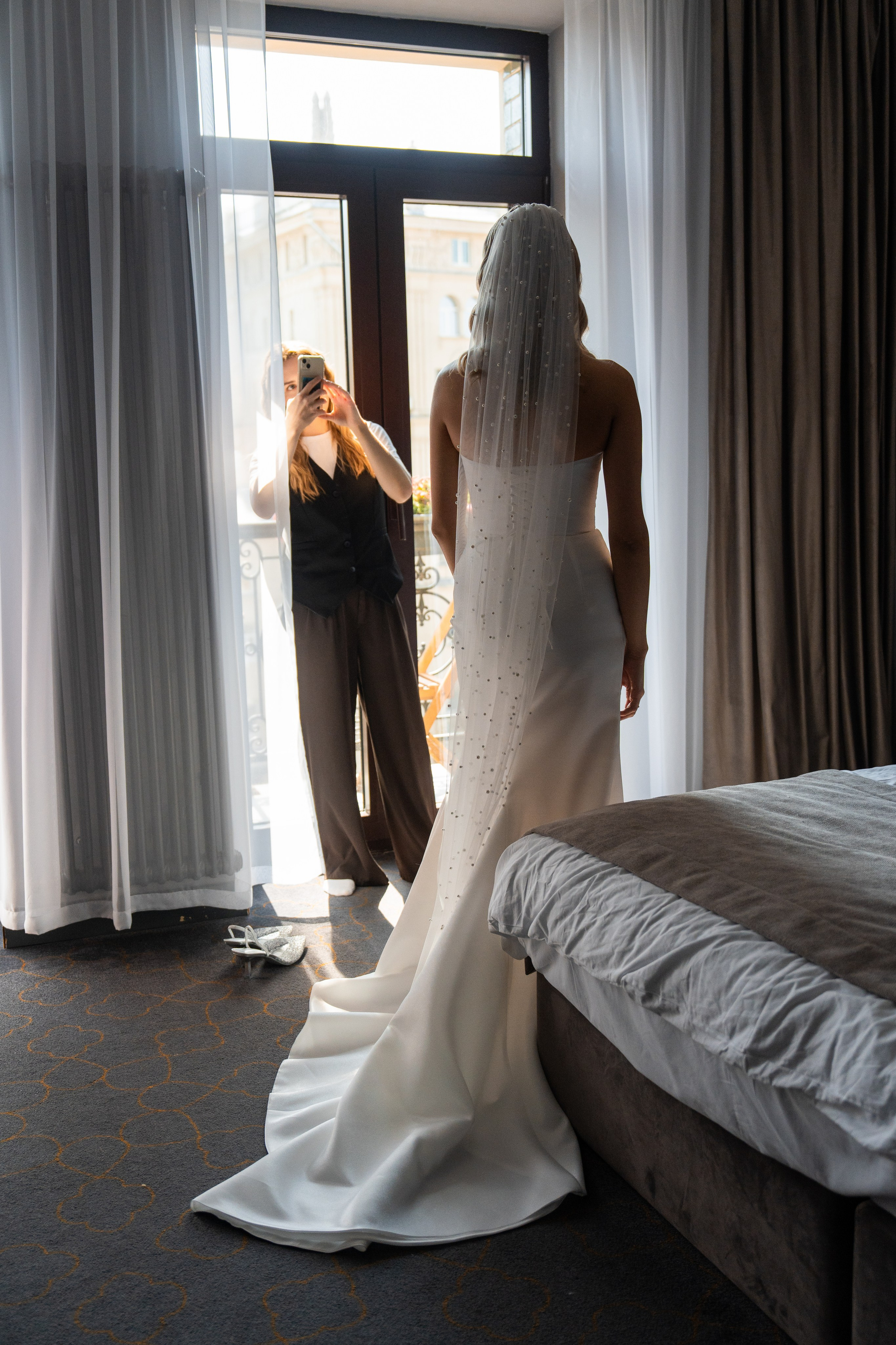 Свадебная фотосессия в Москве, регистрация в Кутузовском ЗАГСе Москва. Свадебный фотограф в Москве Анна Полушина