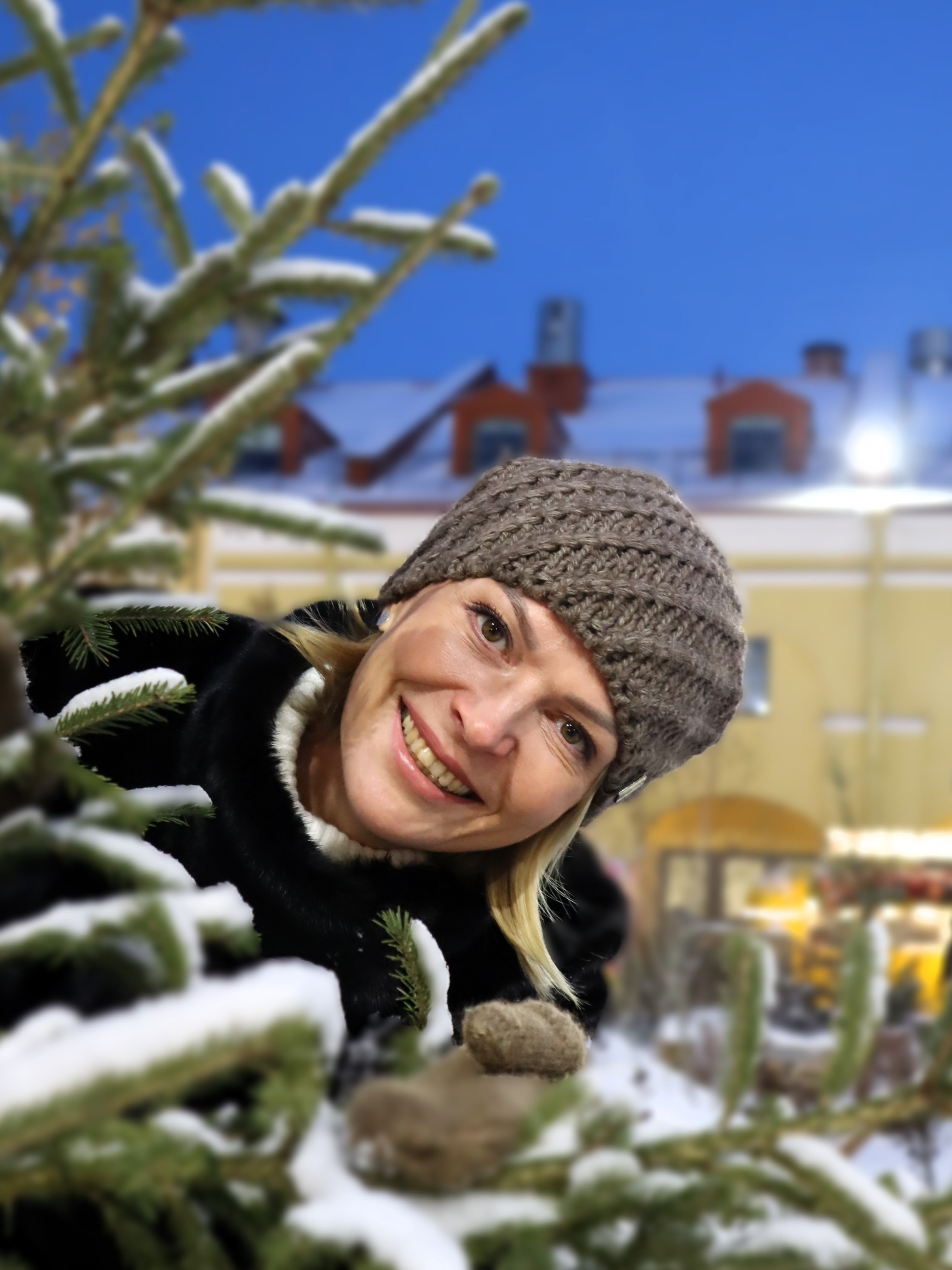 Зимняя фотосессия в Никольских Рядах. Позитивный контент-фотограф в Санкт-Петербурге Мария Устинова