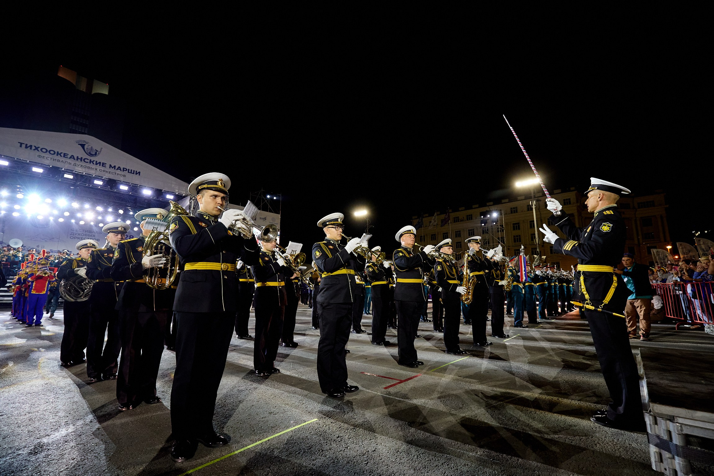 «Тихоокеанские марши» Плац-концерт