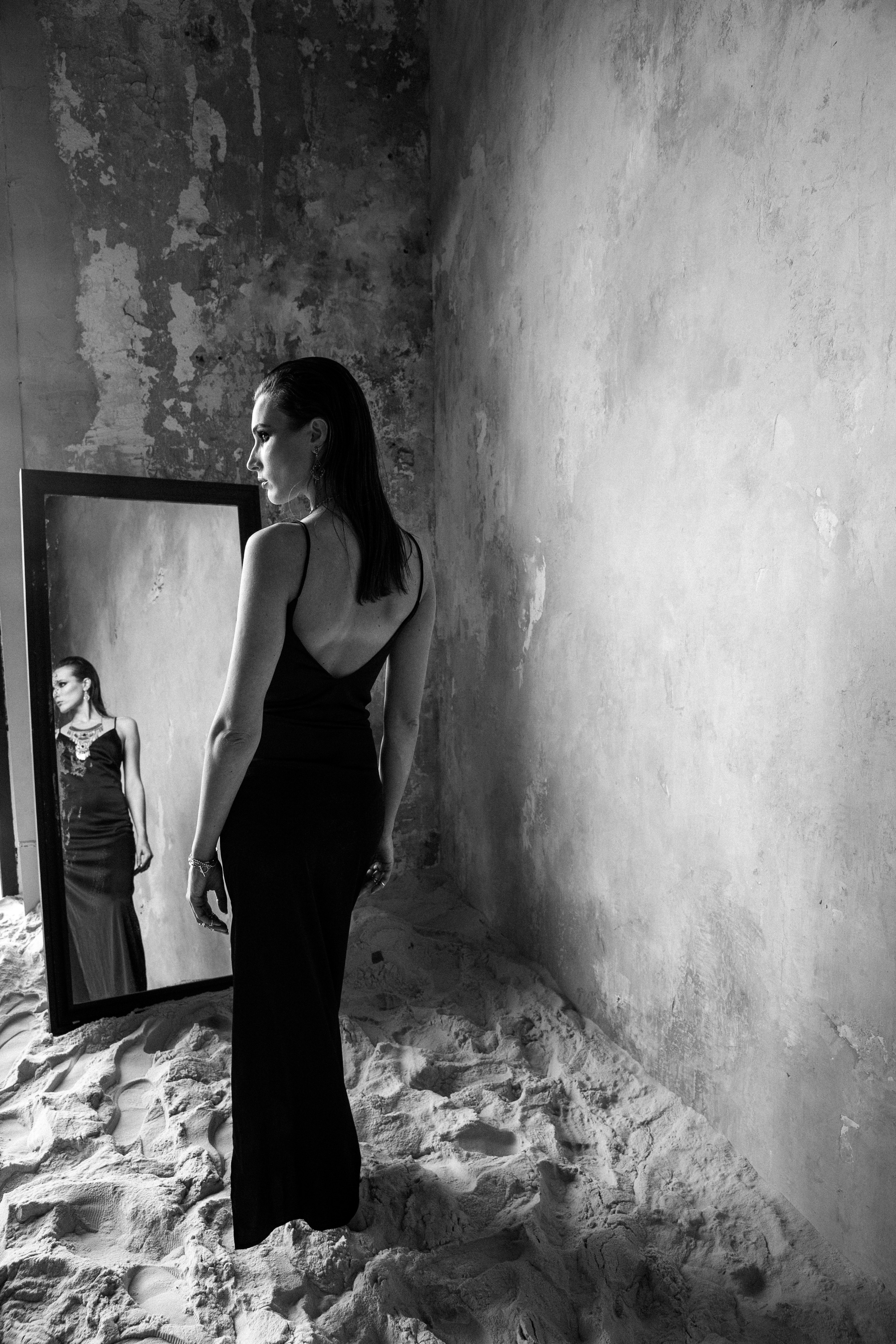 Женский портрет в студии с песком. Свадебный фотограф в Москве Элина Ларченкова. Фото, которые цепляют