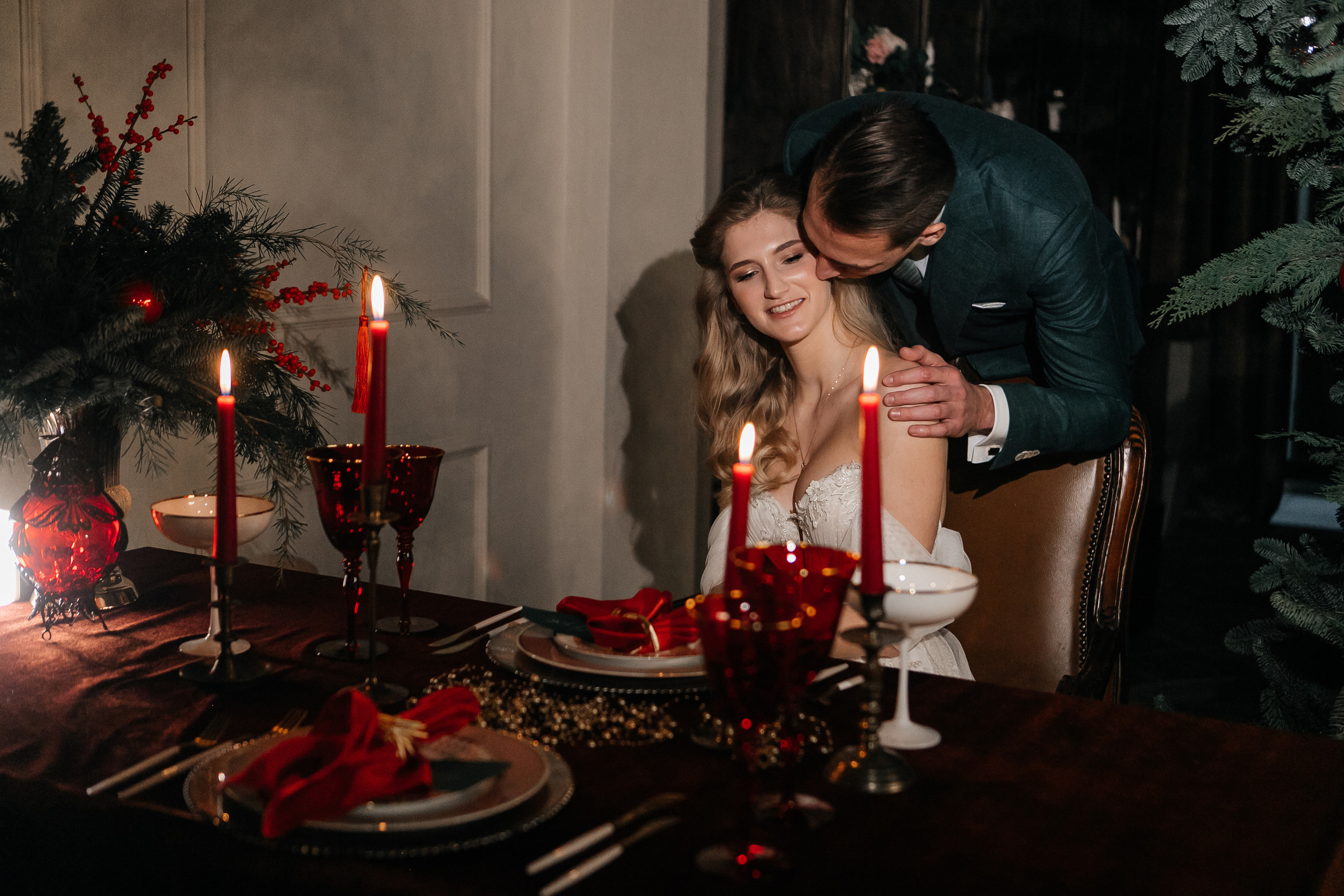 Свадьба в новогоднем стиле. Свадебный фотограф в Москве Элина Ларченкова. Фото, которые цепляют