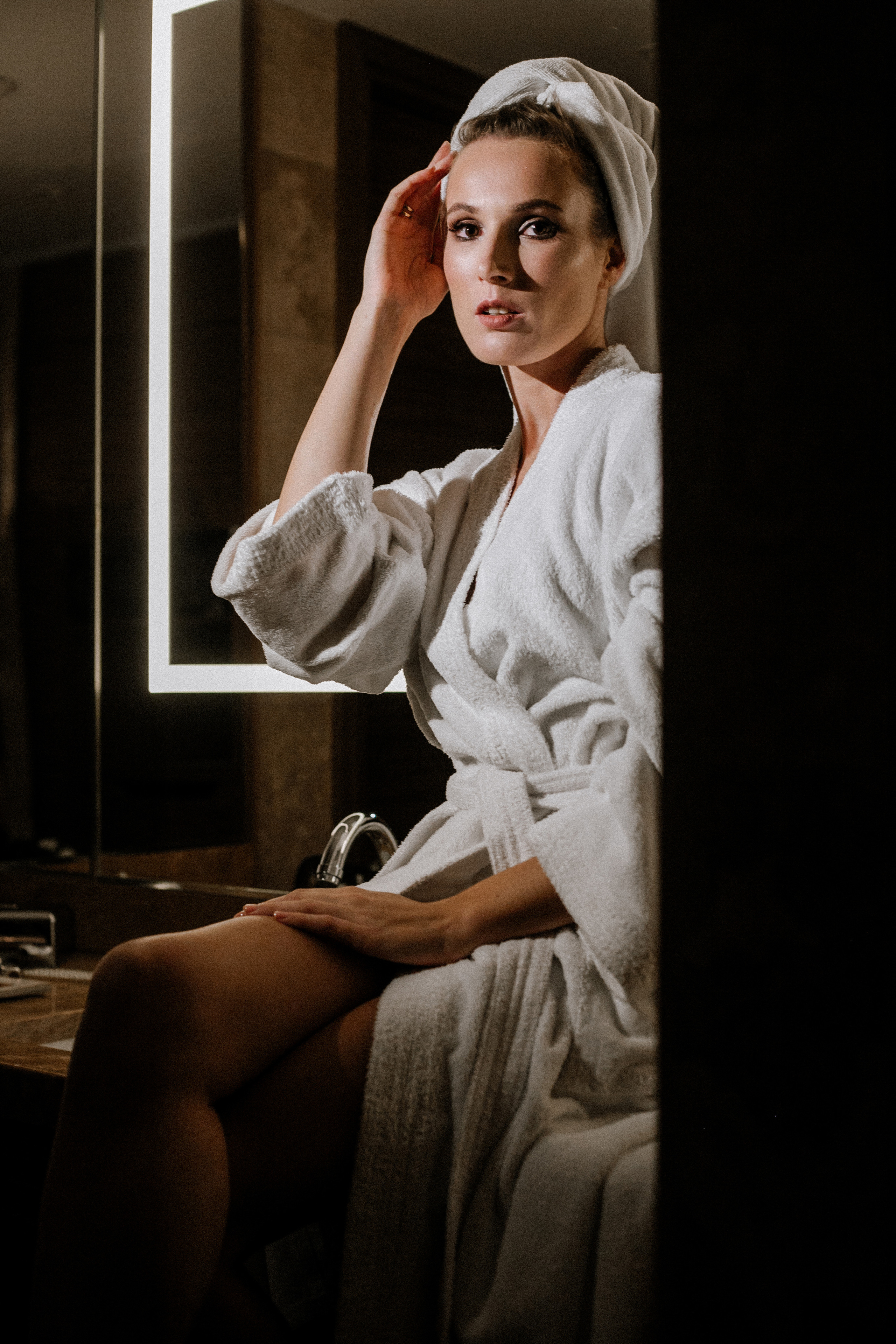 Женский портрет в отеле Radisson Blu. Свадебный фотограф в Москве Элина Ларченкова. Фото, которые цепляют