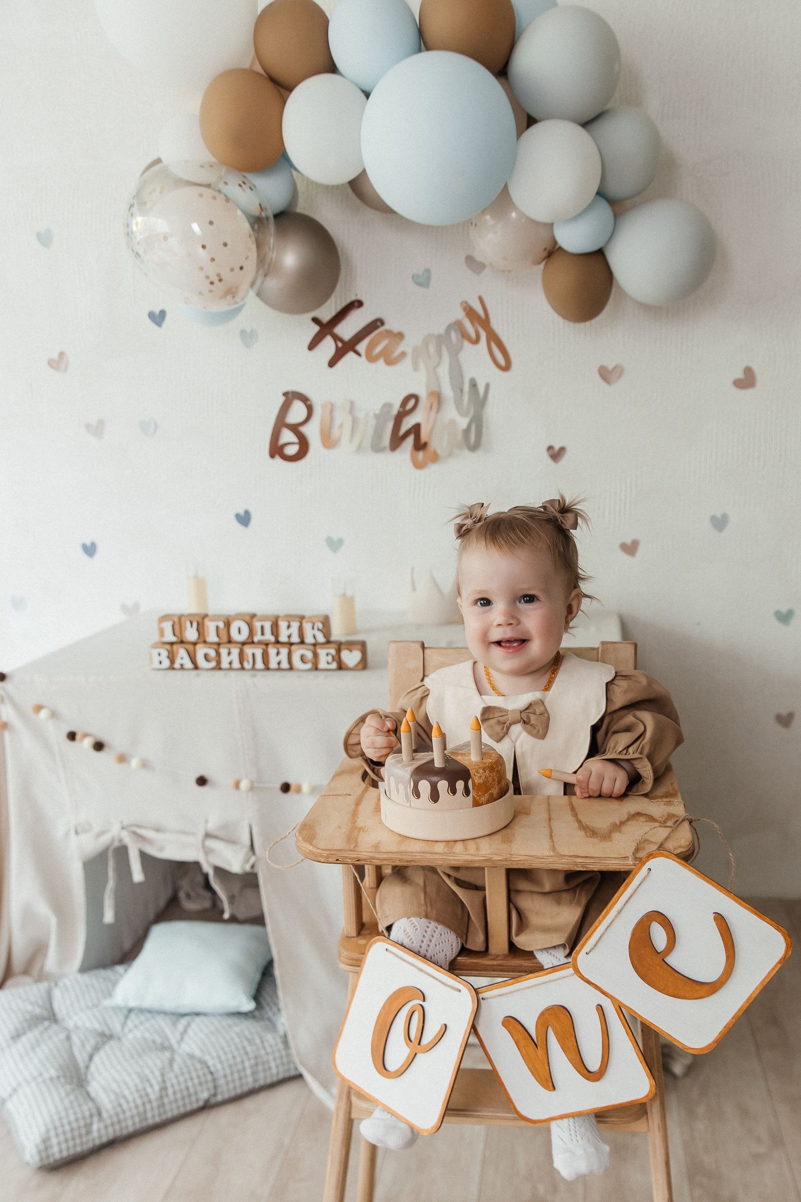 1 годик Василисе