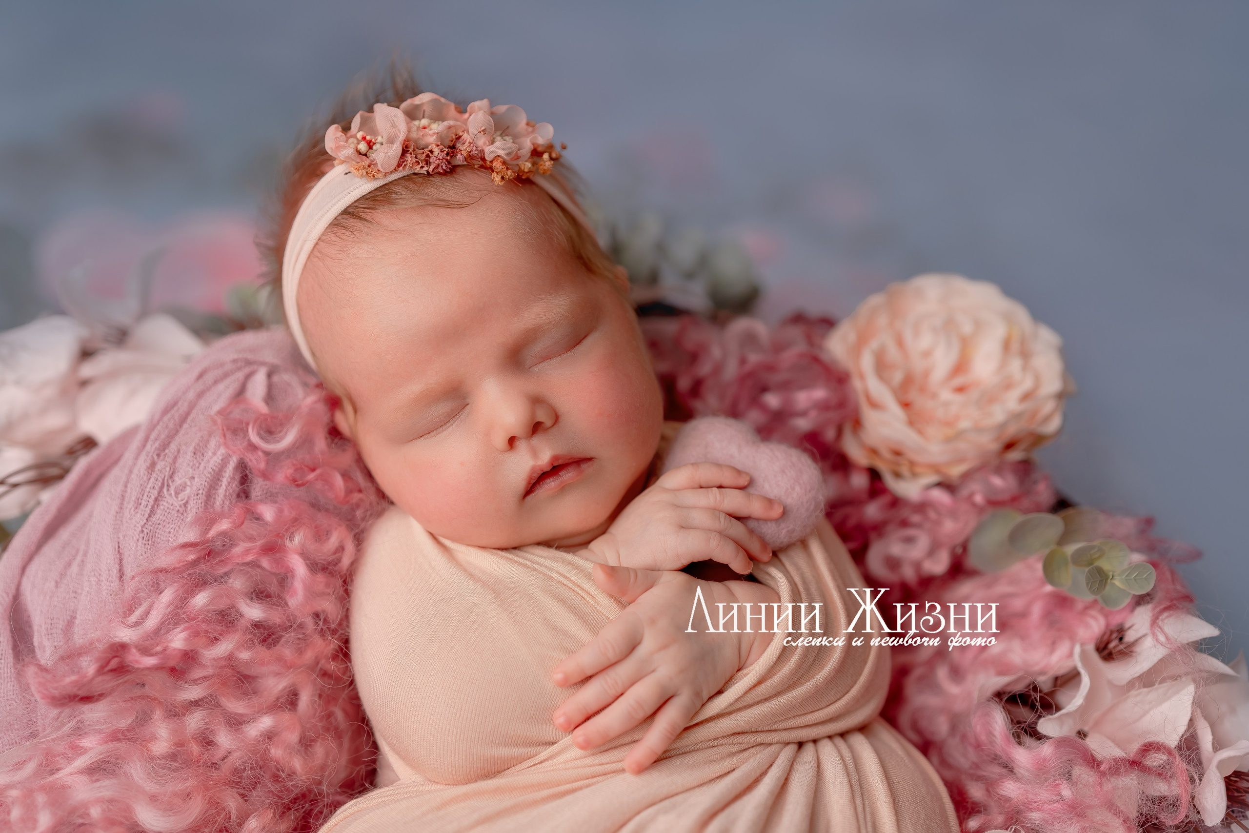 Полина 1 месяц. Фотограф новорожденных в Нижнем Новгороде Сергеева Оксана